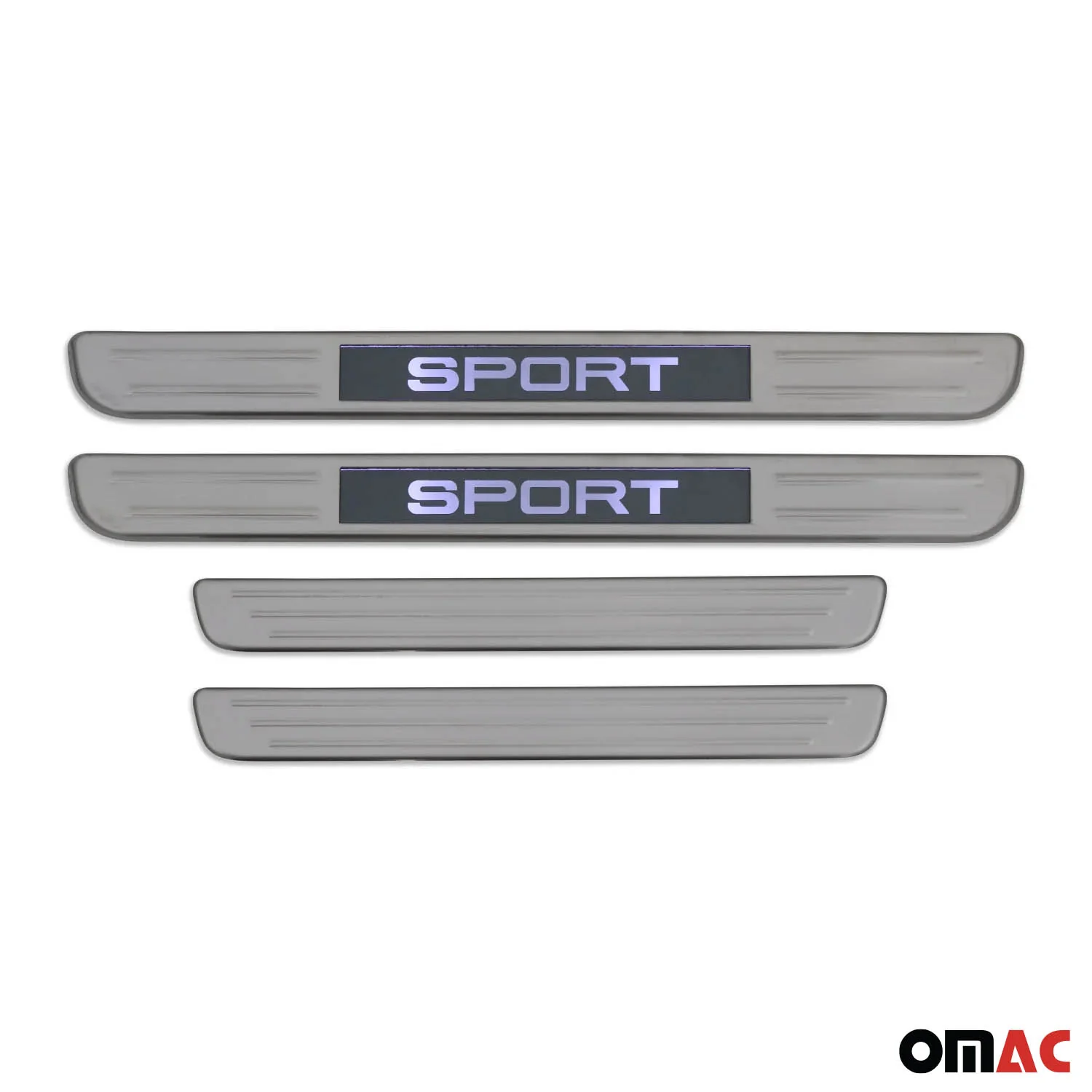 Einstiegsleisten Türschweller Chrom Led Edelstahl Lackschutz Sport 4 tlg - Image 3