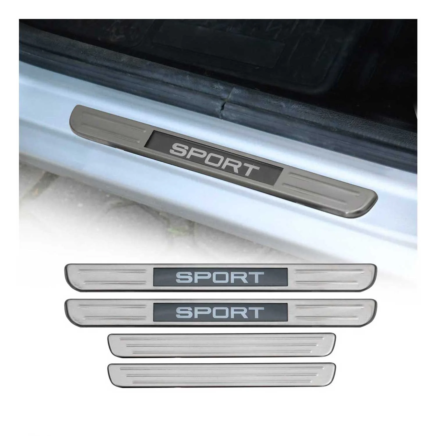 Einstiegsleisten Türschweller für Citroen C3 2002-2009 Chrom Gebürstet 4x