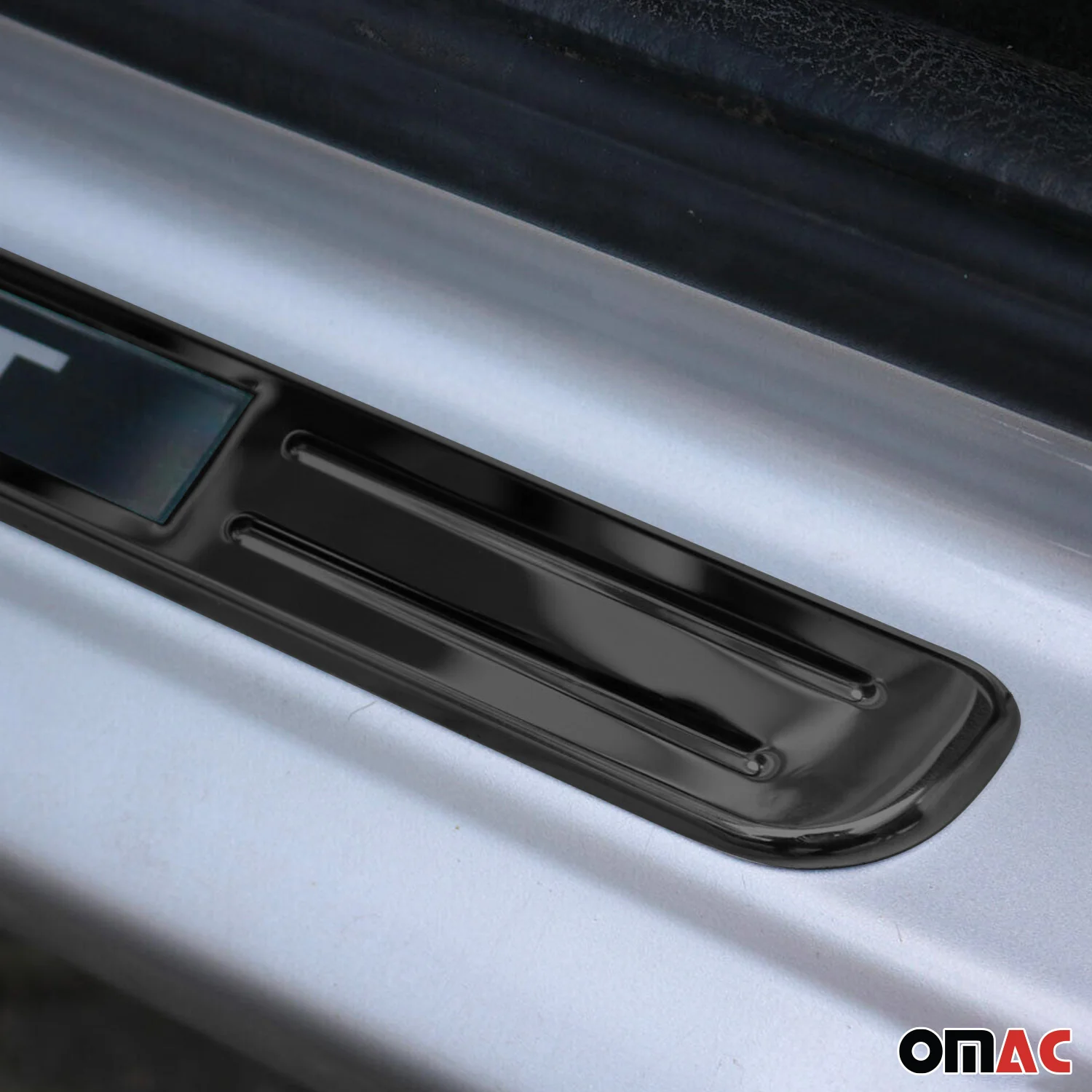 Einstiegsleisten Türschweller Sport für Dacia Logan 2005-2022 Chrom Dunkel 4x - Image 6