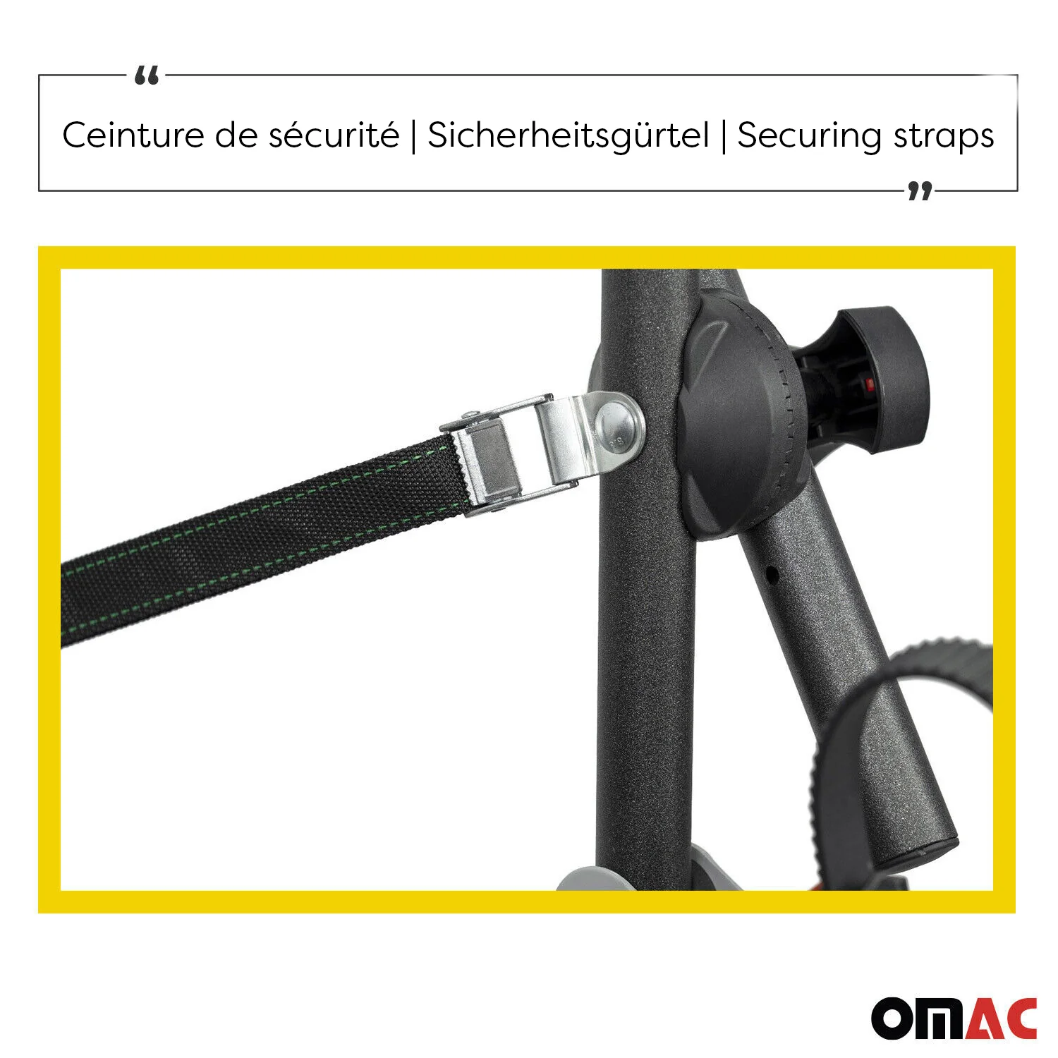 Menabo Fahrradträger 2 Fahrräder für Fiat Sedici 2005-2014 Alu Silber Schwarz - Image 6