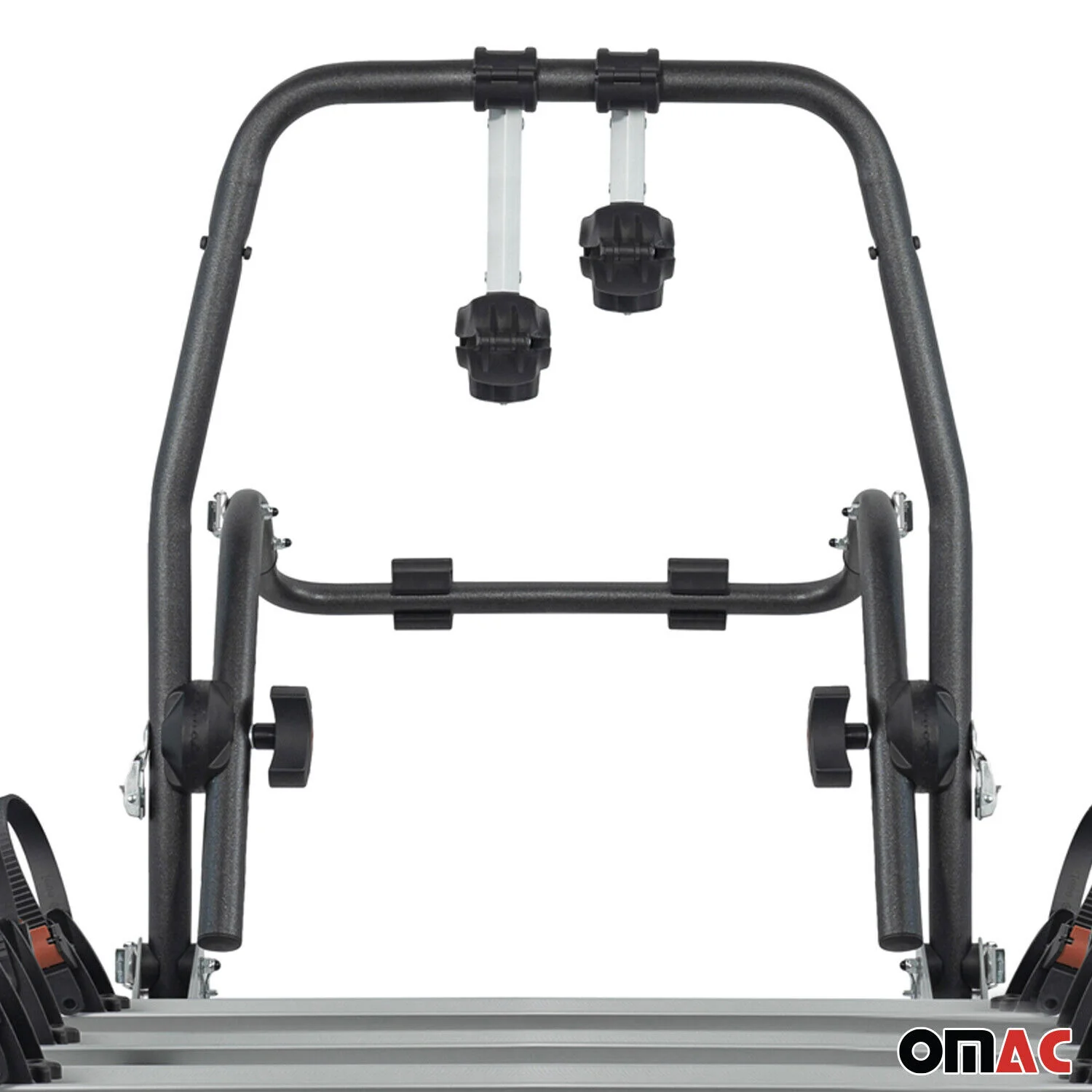 Menabo Fahrradträger 3 Fahrräder für Ford Focus 1998-2025 Alu Schwarz Silber - Image 10