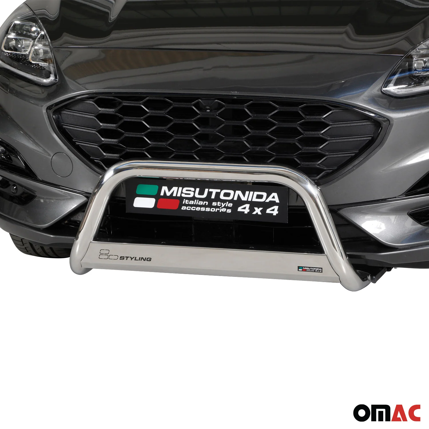 Frontbügel Frontschutzbügel für Ford Kuga III 2019-26 ø63mm Stahl Silber Schutz - Image 2