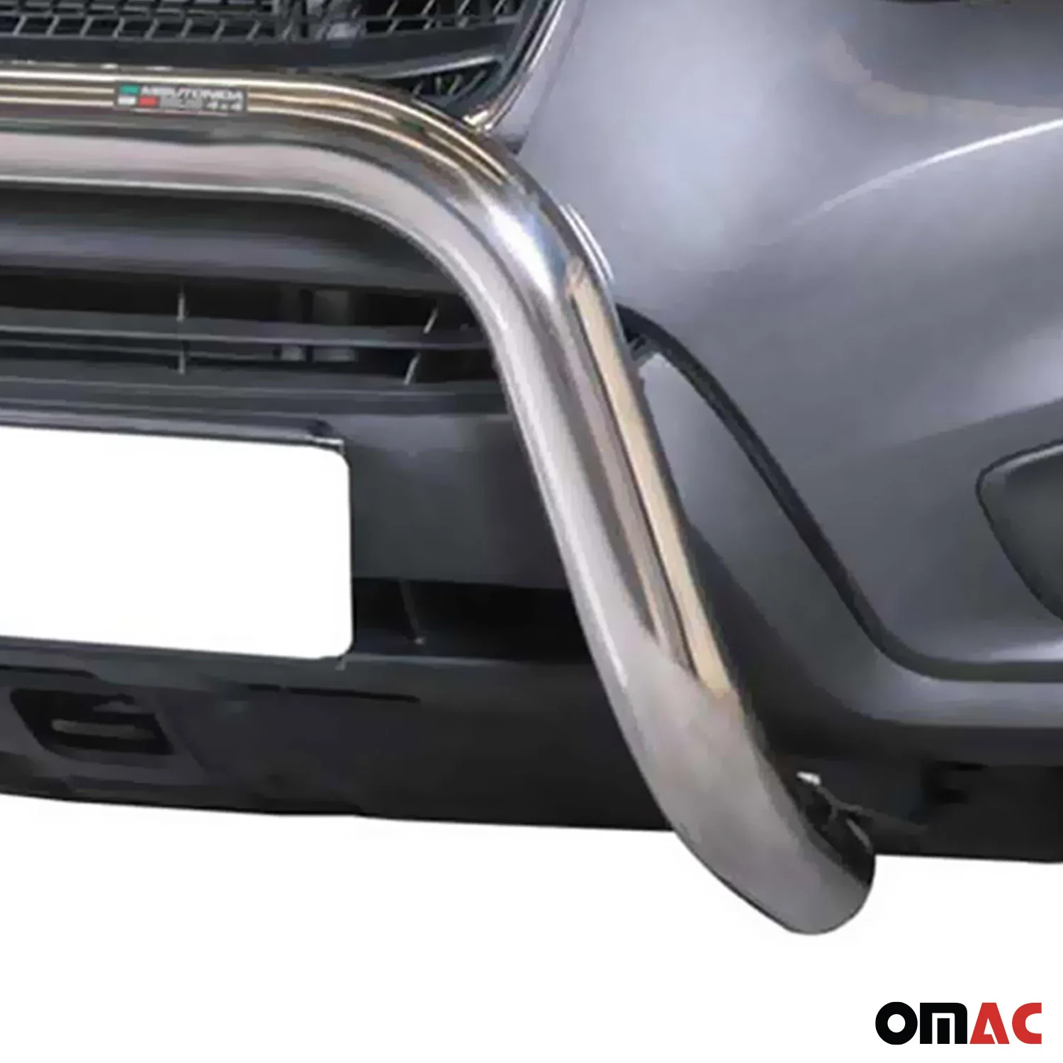 Frontbügel Frontschutzbügel für Hyundai Santa Fe 2009-2012 ø76mm Stahl Silber - Image 3