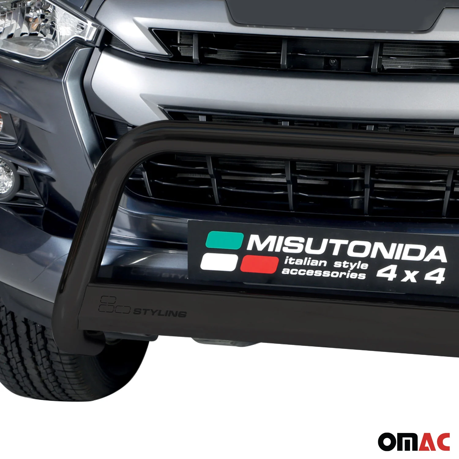 Frontbügel Frontschutzbügel für Isuzu D-Max 2019-2022 Pre-FL ø63mm Stahl Schwarz - Image 3