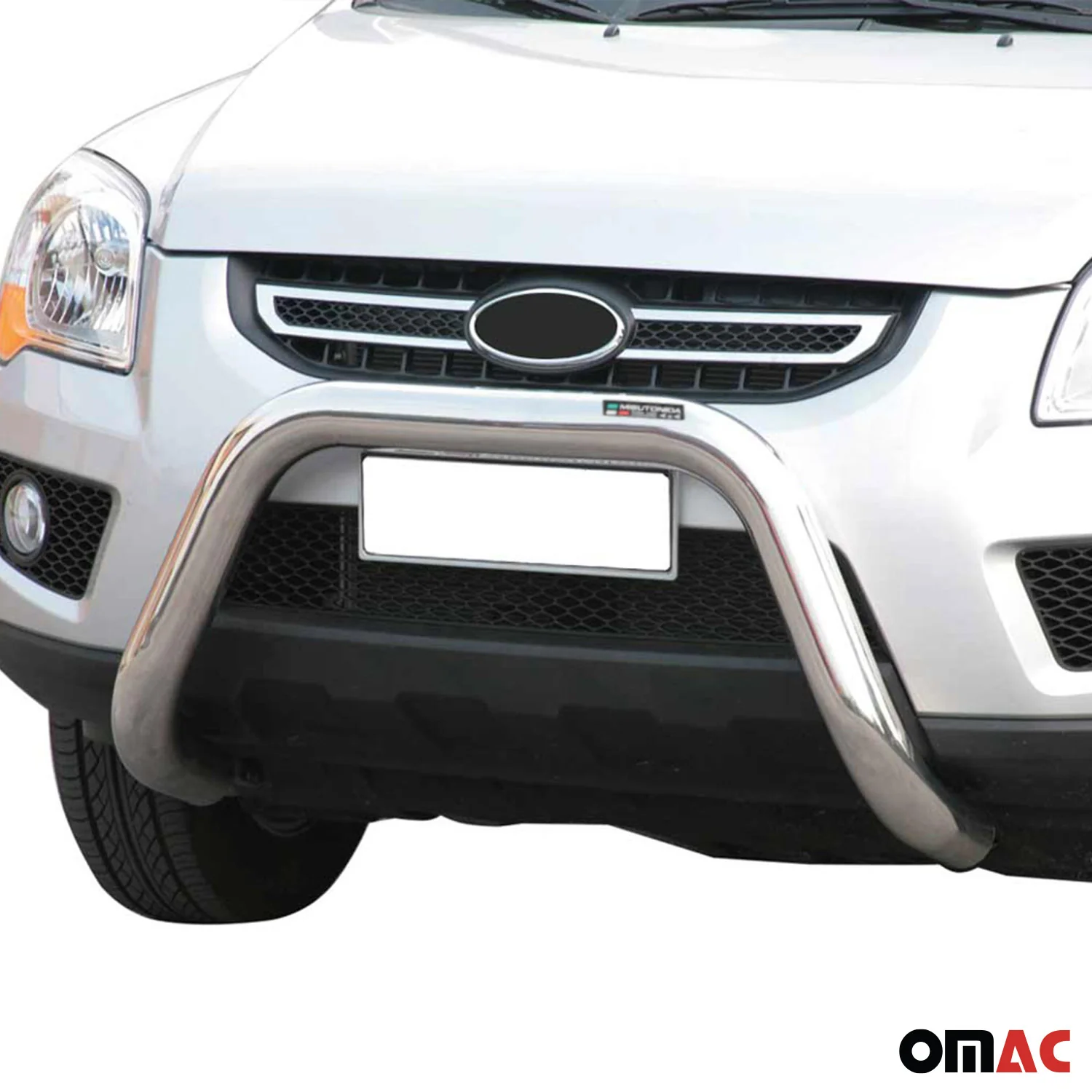 Frontbügel Frontschutzbügel für Kia Sportage 2008-2010 ø76mm Stahl Silber Schutz - Image 2