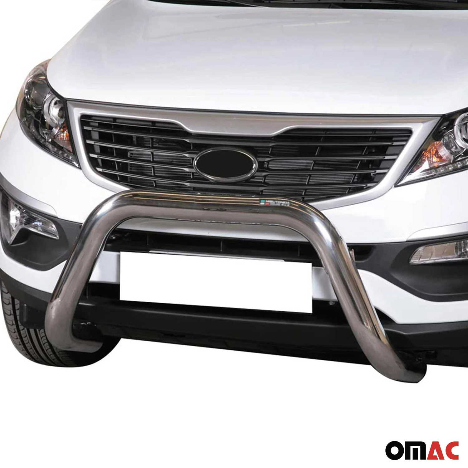 Frontbügel Frontschutzbügel für Kia Sportage 2010-2015 ø76mm Stahl Silber Schutz - Image 2