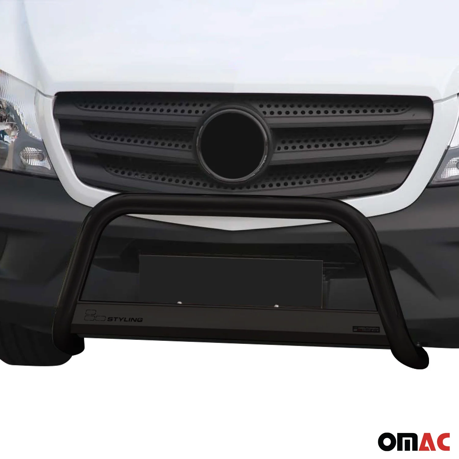 Frontbügel Frontschutzbügel für Mercedes Sprinter 2013-2018 ø63mm Stahl Schwarz - Image 2