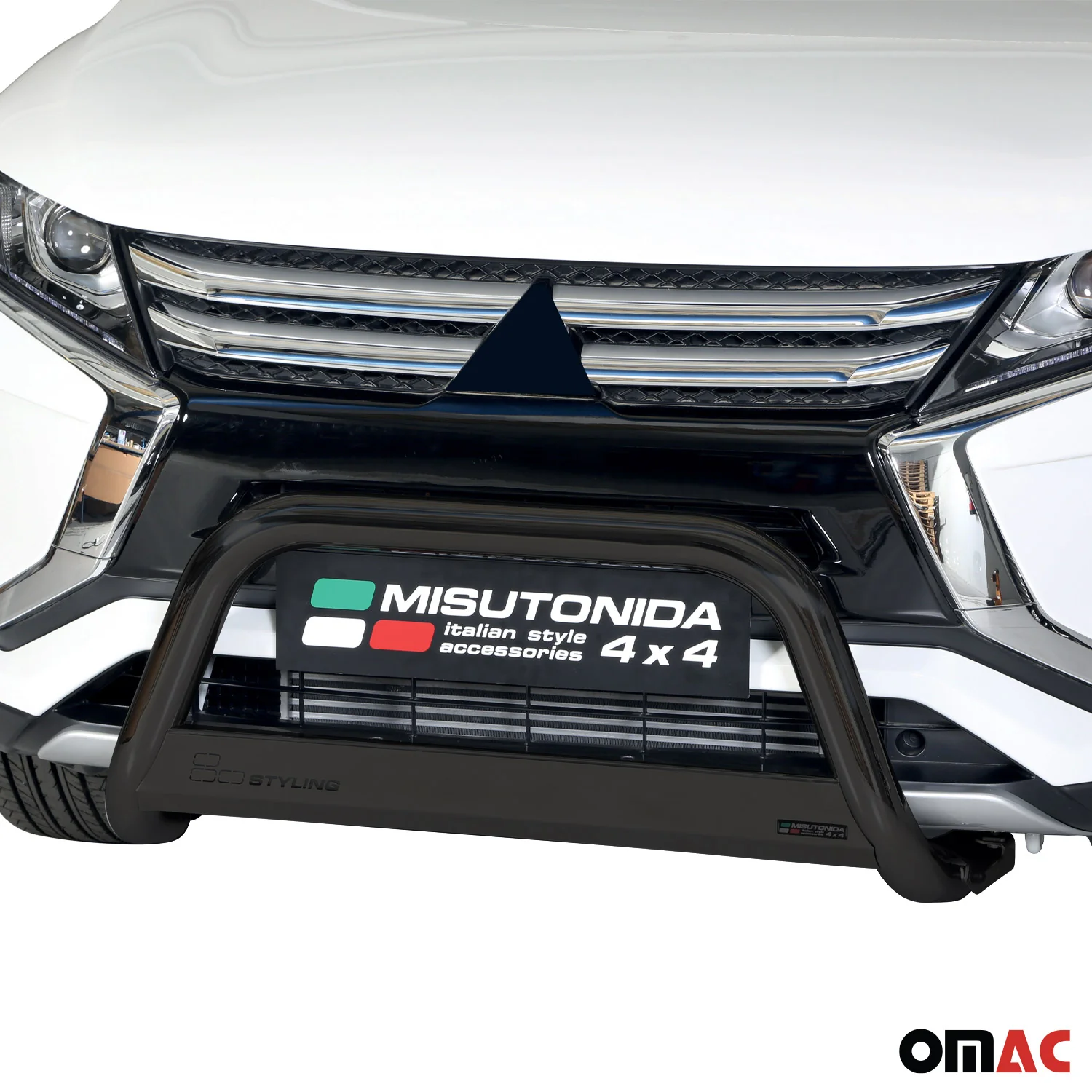 Frontbügel Frontschutzbügel für Mitsubishi Eclipse Cross 2018-2020 ø63 Schwarz - Image 2