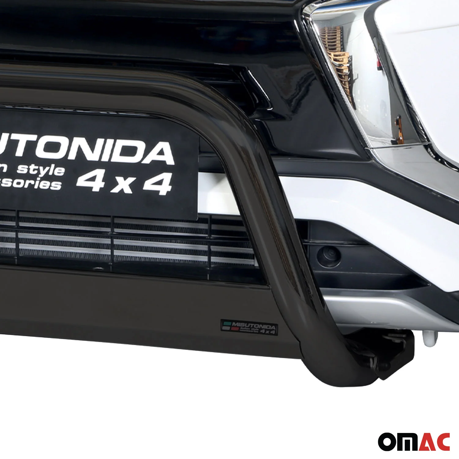 Frontbügel Frontschutzbügel für Mitsubishi Eclipse Cross 2018-2020 ø63 Schwarz - Image 3