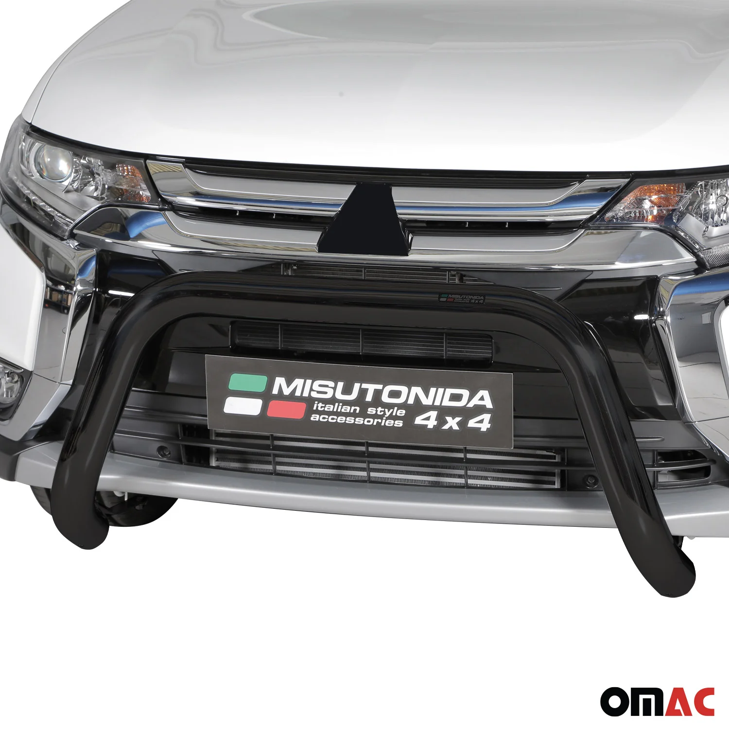 Frontbügel Frontschutzbügel für Mitsubishi Outlander PHEV 2015-2018 ø76 Schwarz - Image 2