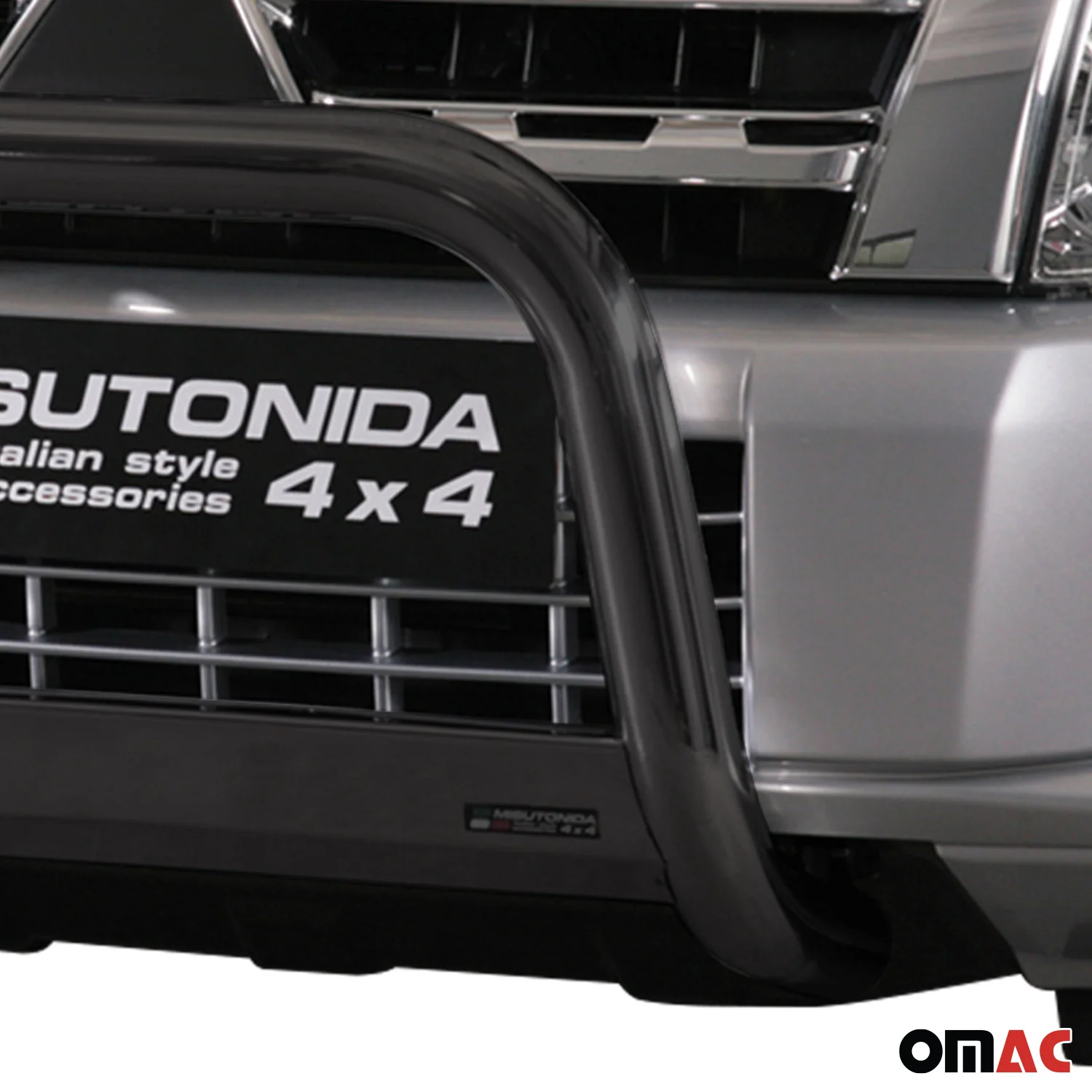 Frontbügel Frontschutzbügel für Mitsubishi Pajero 2012-2018 ø63mm Stahl Schwarz - Image 3