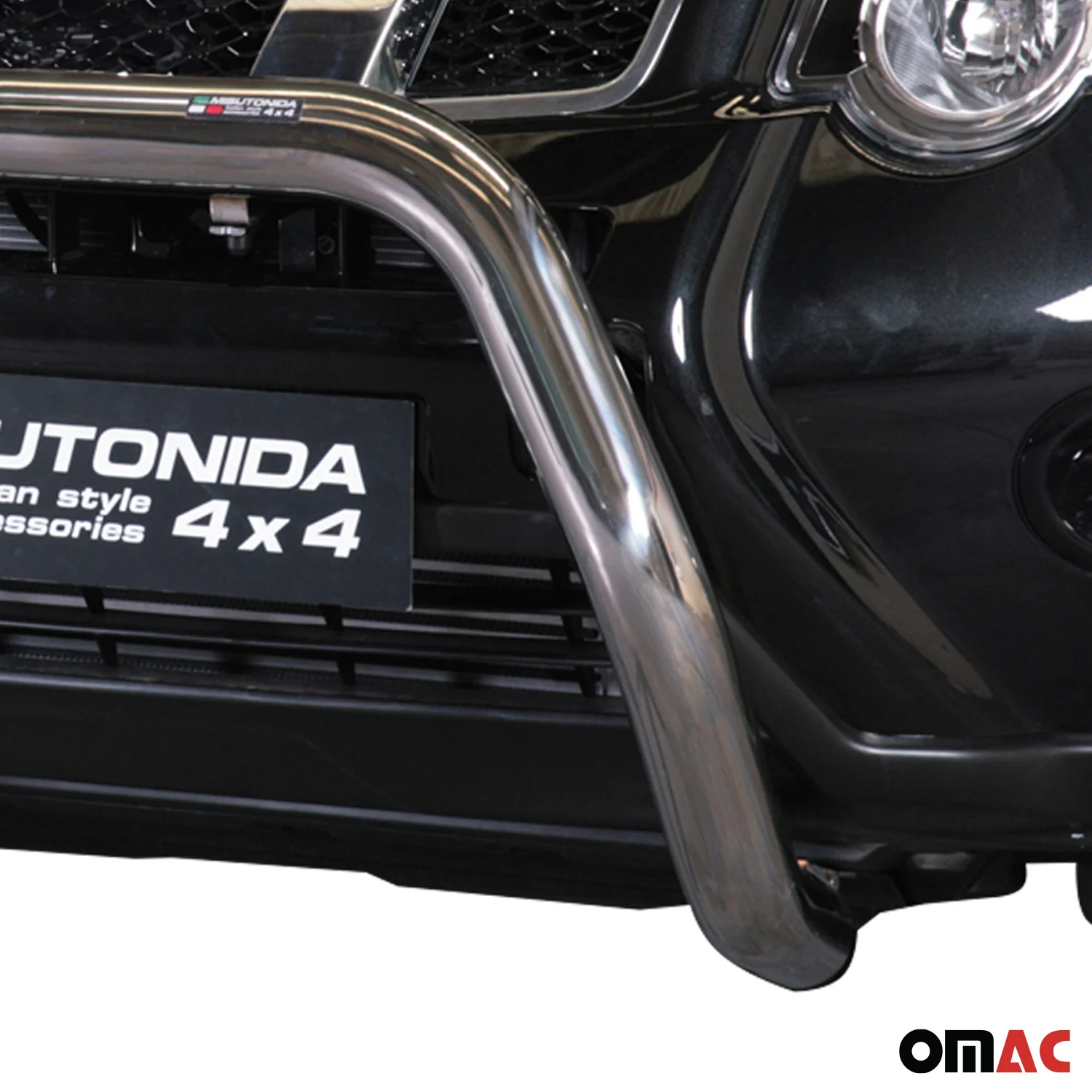 Frontbügel Frontschutzbügel für Nissan X-Trail 2011-2014 ø76mm Stahl Silber - Image 3
