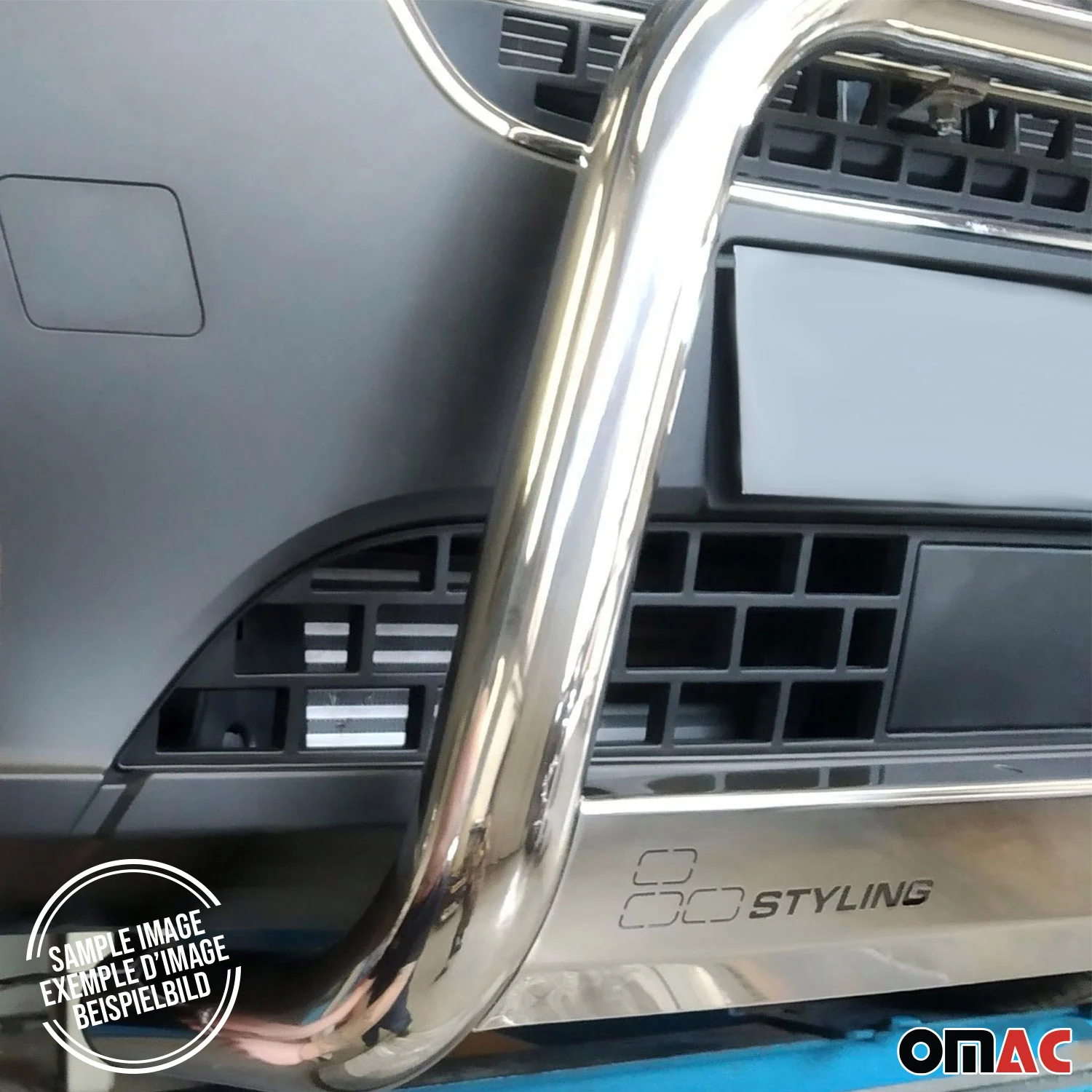 Frontbügel Frontschutzbügel für Opel Mokka 2021-2026 ø63mm Stahl Silber Schutz - Image 5