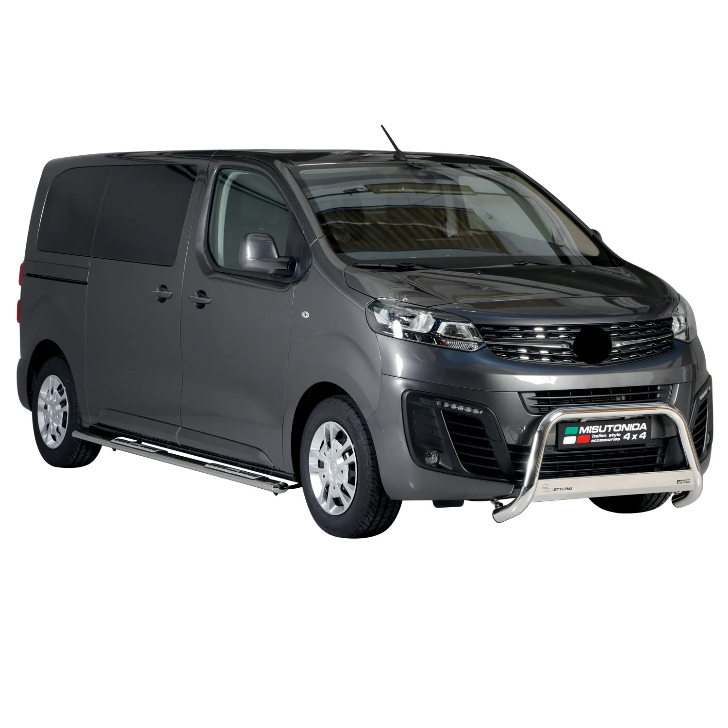 Frontbügel Frontschutzbügel für Opel Zafira Life 2019-2026 ø63mm Stahl Silber