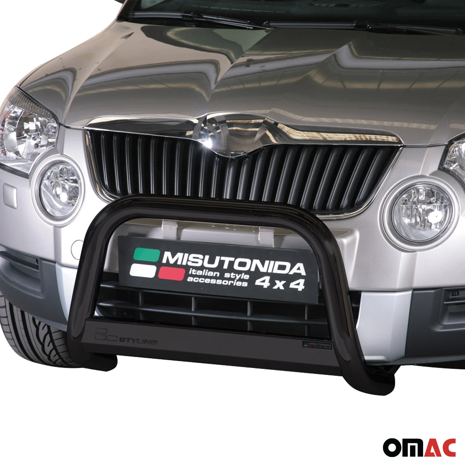 Frontbügel Frontschutzbügel für Skoda Yeti 2010-2013 ø63mm Edelstahl Schwarz - Image 2