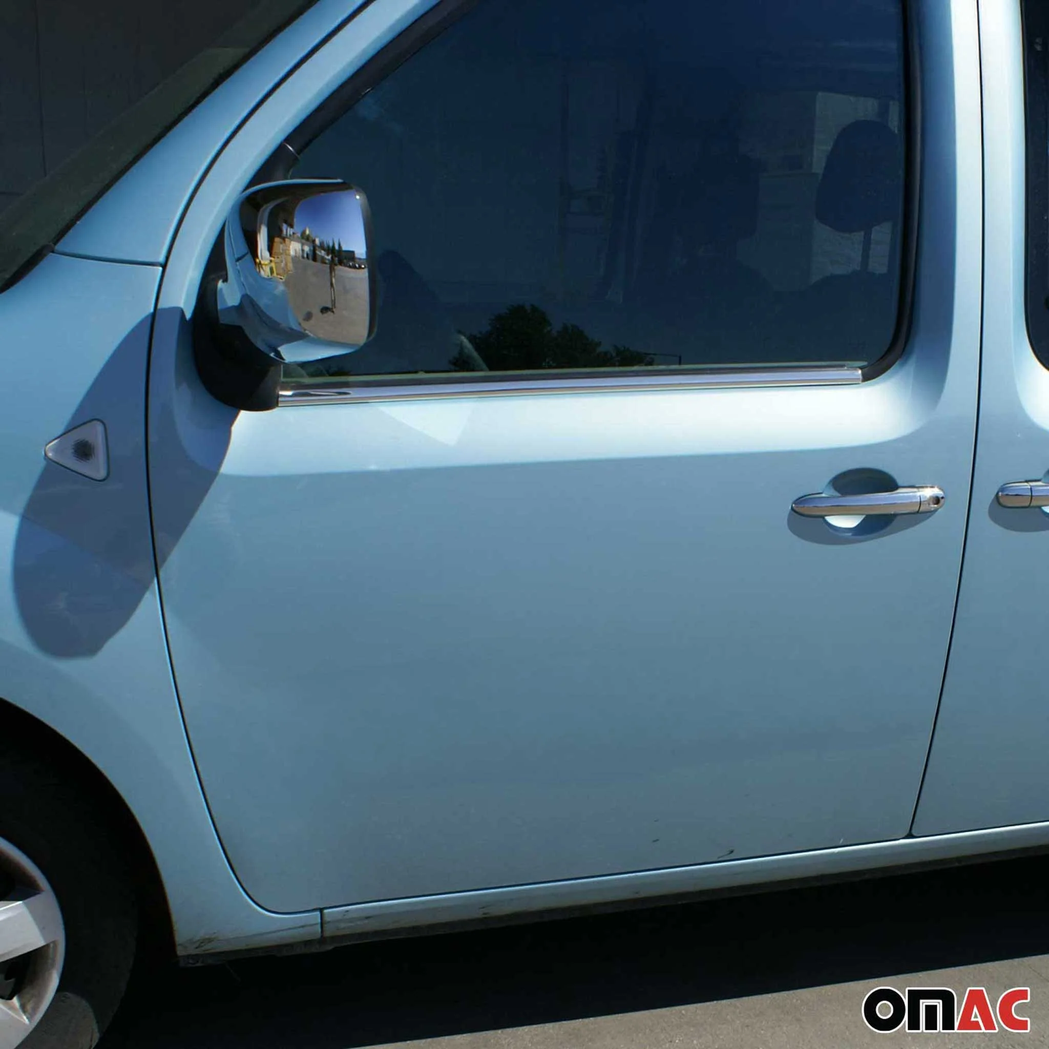 Fensterleisten Zierleisten für Mercedes Citan 2012-2021 Edelstahl Chrom 2tlg - Image 2
