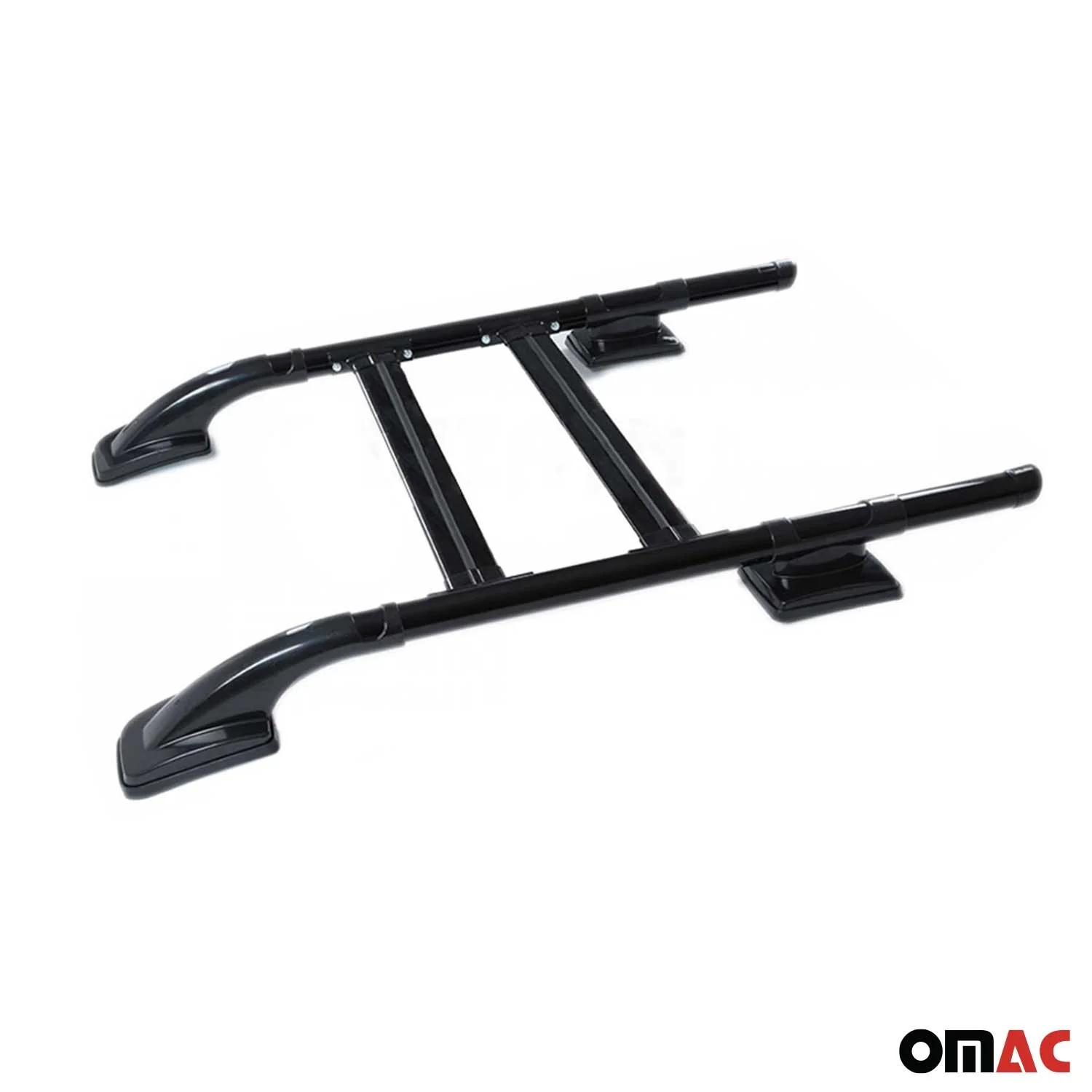 Dachreling & Dachträger Satz für VW Amarok DoubleCab 2010-2022 Alu Schwarz 4x - Image 10