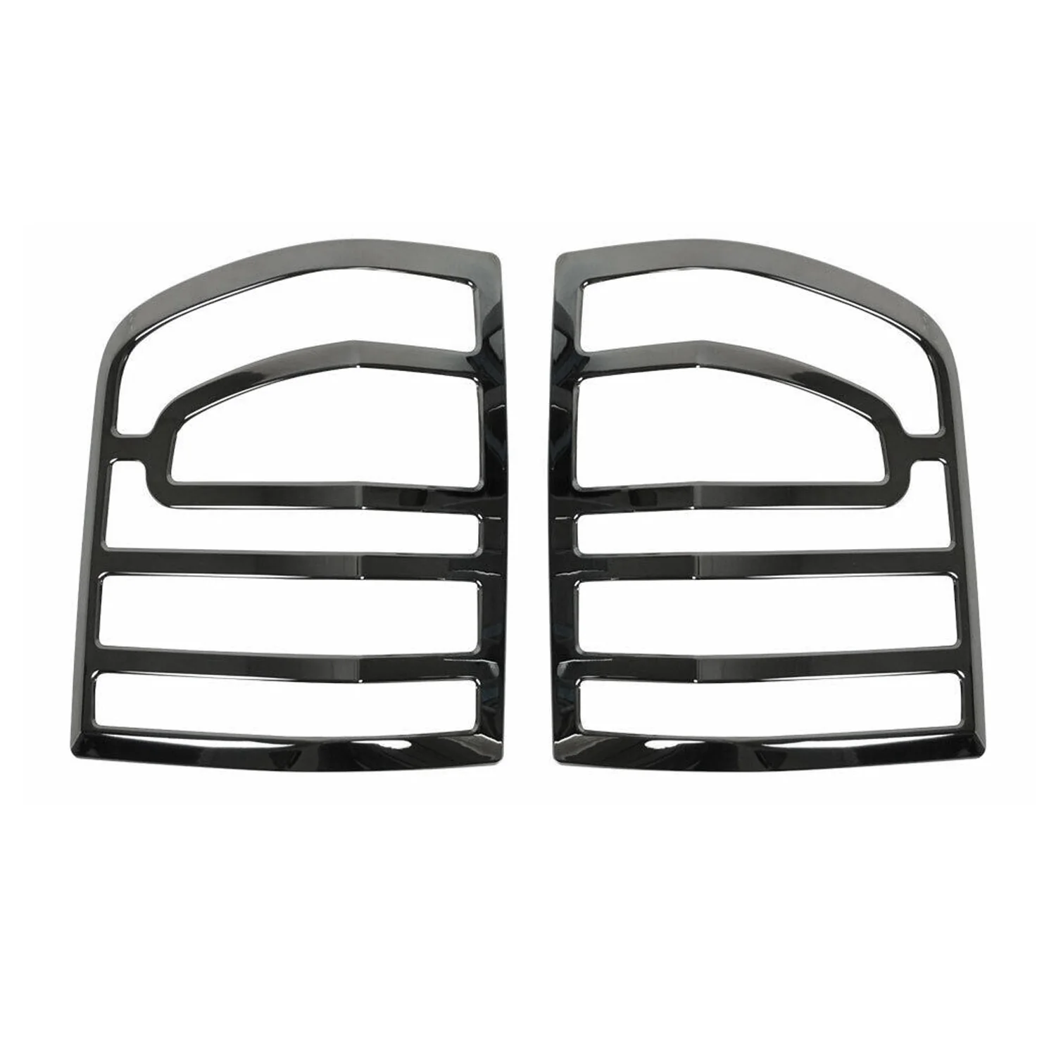 Stop Licht Rahmen für VW T5 Caravelle Multivan 2009-2015 Schwarz Abs Chrom - Image 6