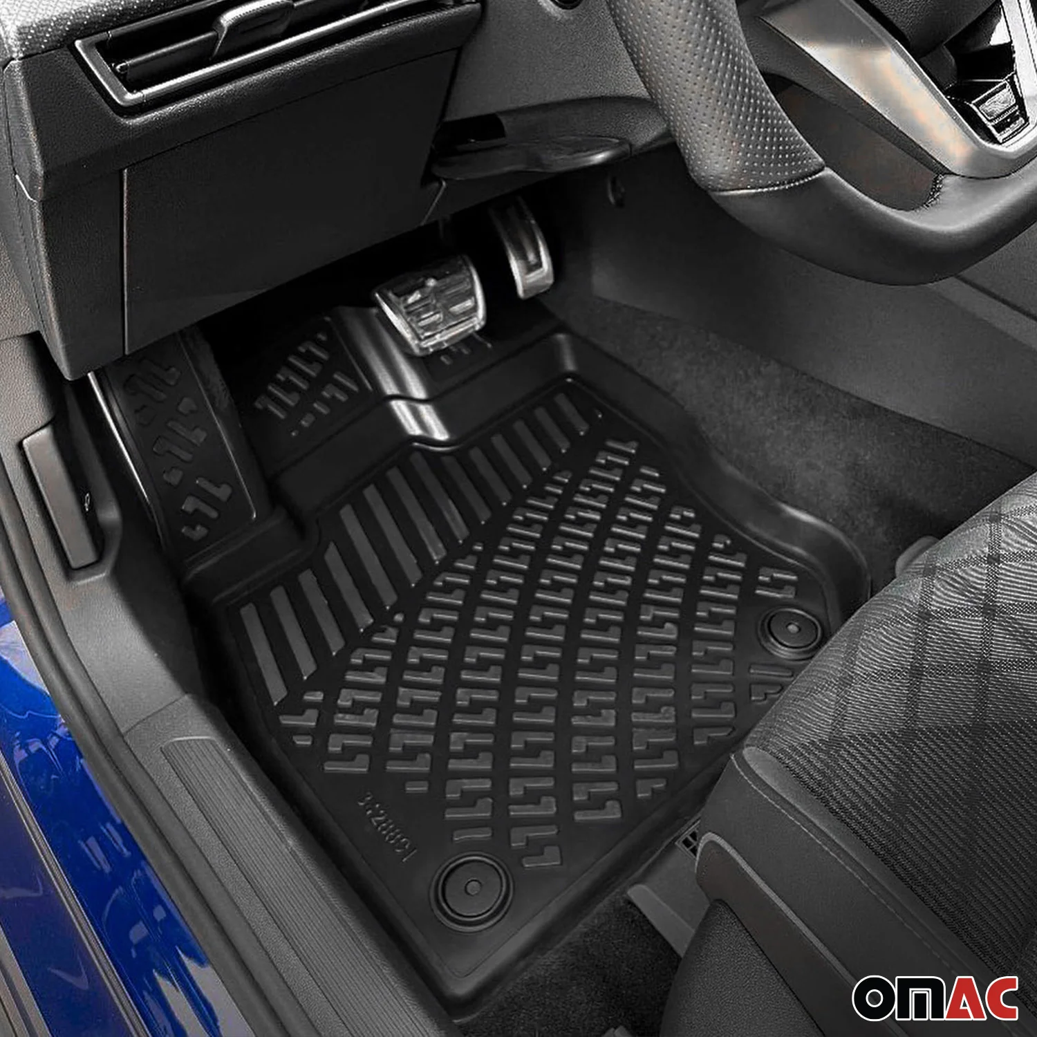 Fußmatten 3D Gummimatten für Renault Taliant Stufenheck 2021-2026 TPE Schwarz 4x - Image 5