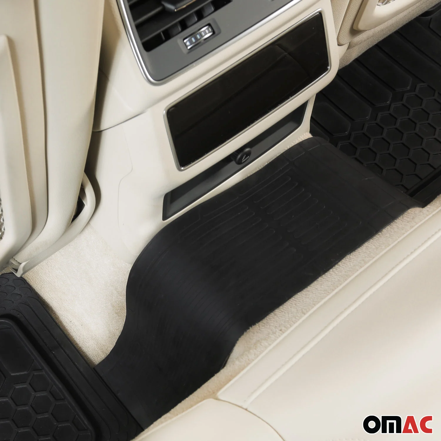 Fußmatten Gummimatten 3D Matte für Dacia Jogger 2026-2026 Universal Schwarz 5tlg - Image 5