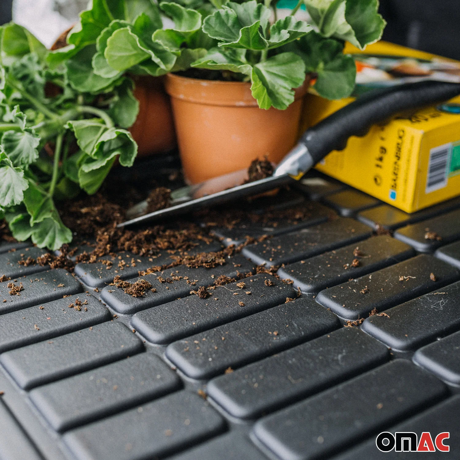 OMAC Fußmatten & Kofferraumwanne Set für Mercedes GLC X253 2015-2019 Gummi 5x - Image 5