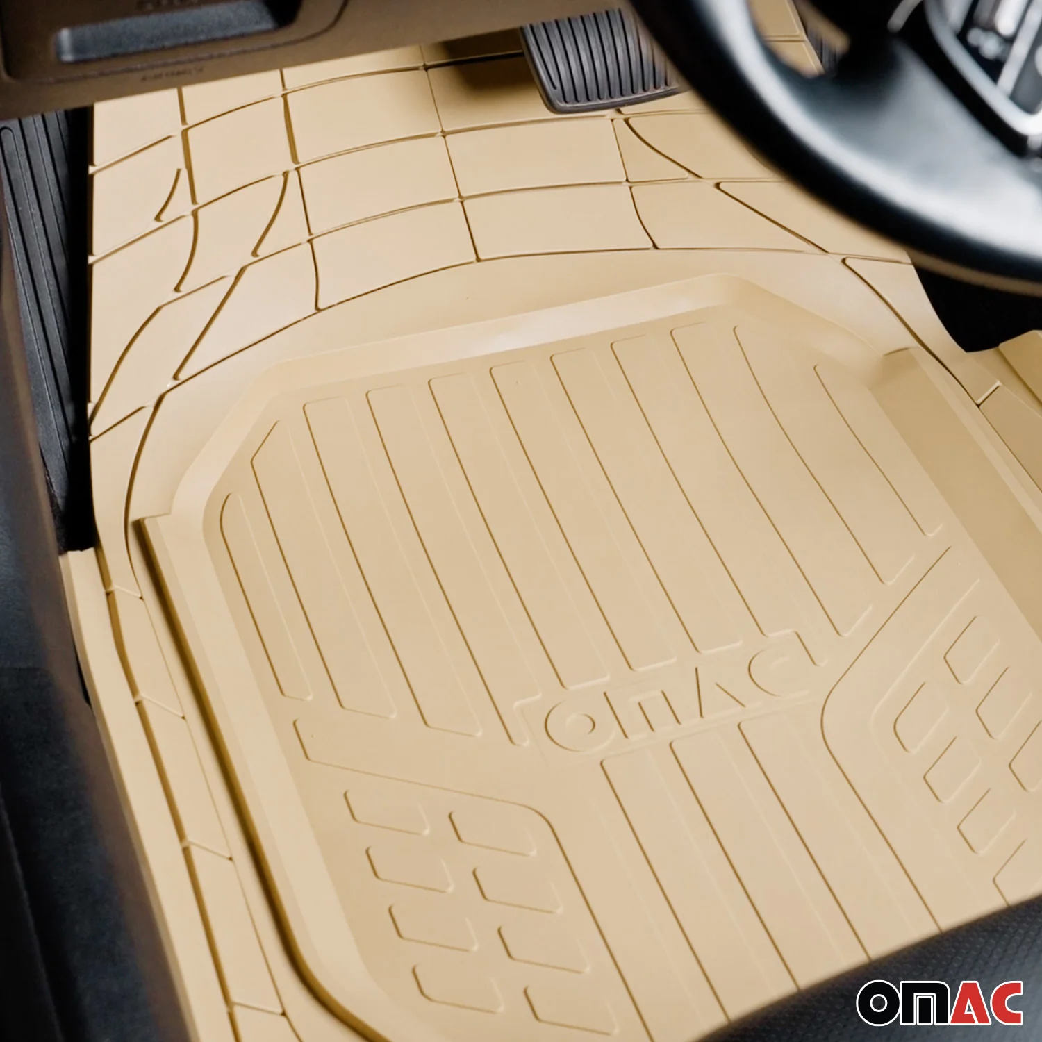 Fußmatten Automatten für Ford Kuga 3D Passform Hoher Rand Universal Beige - Image 2