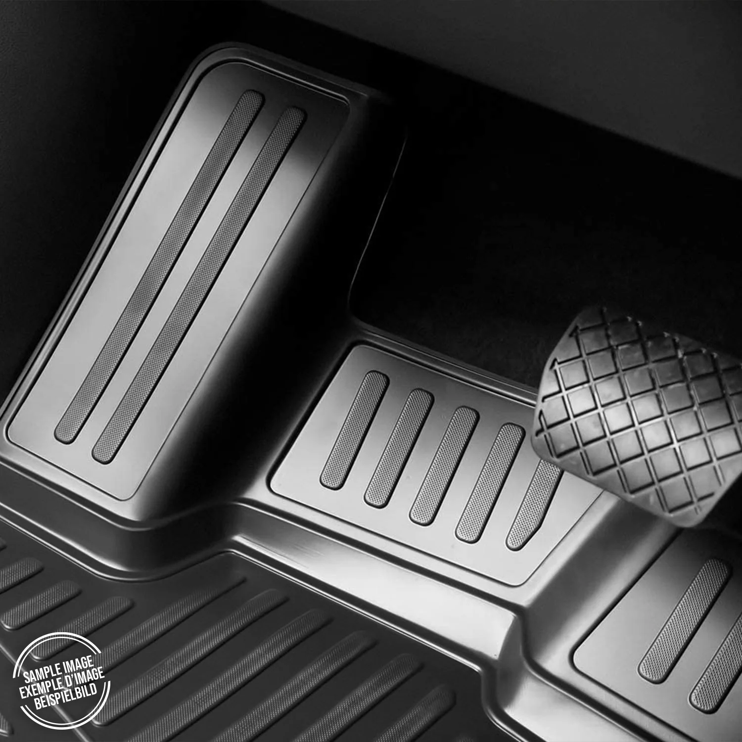 OMAC Gummimatten Fußmatte für Audi A3 8Y 2020-2026 Limo Sportback TPE Schwarz 4x - Image 5