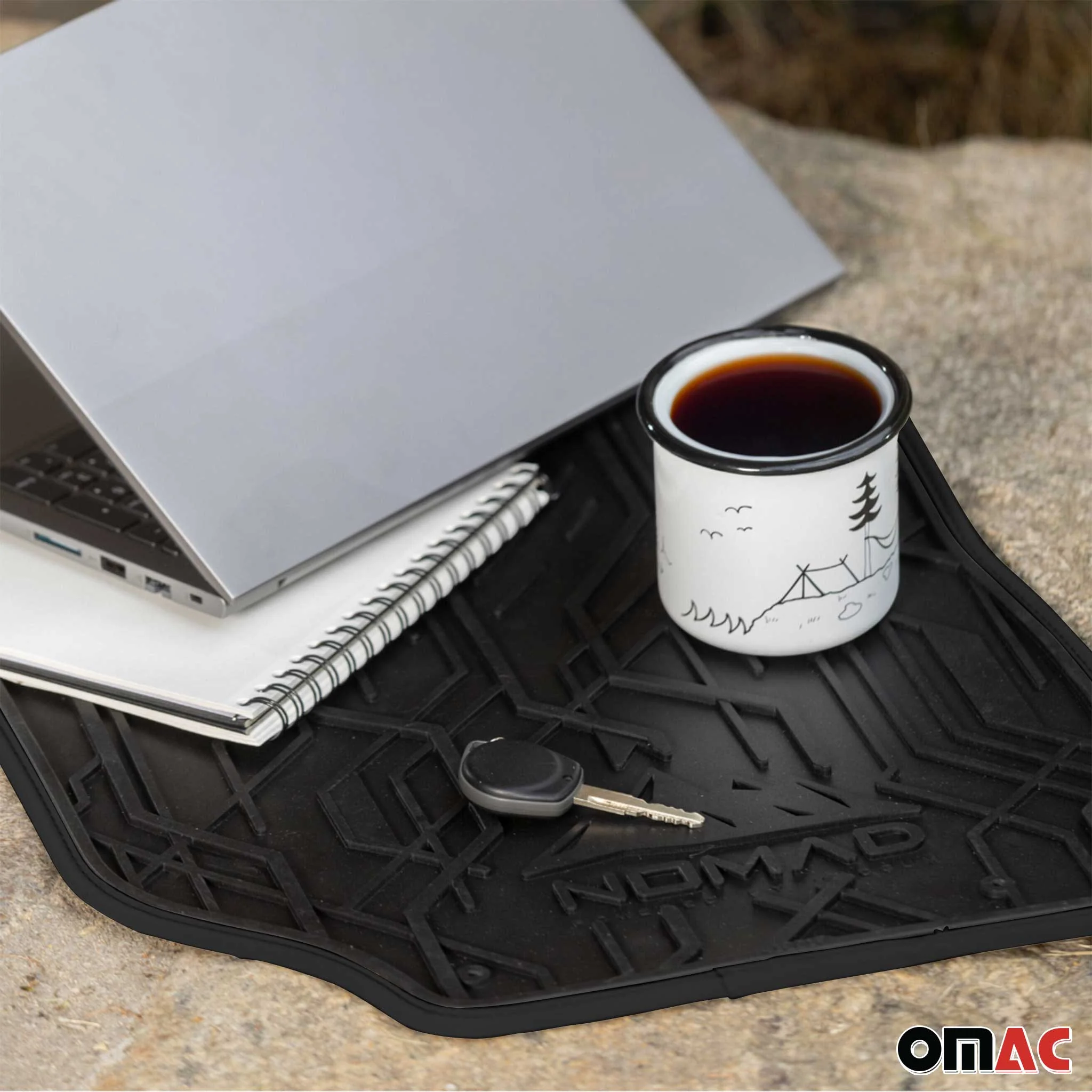 Fußmatten Gummimatten Automatten für Ford C-Max II 2010-2019 Gummi Schwarz 2tlg - Image 10