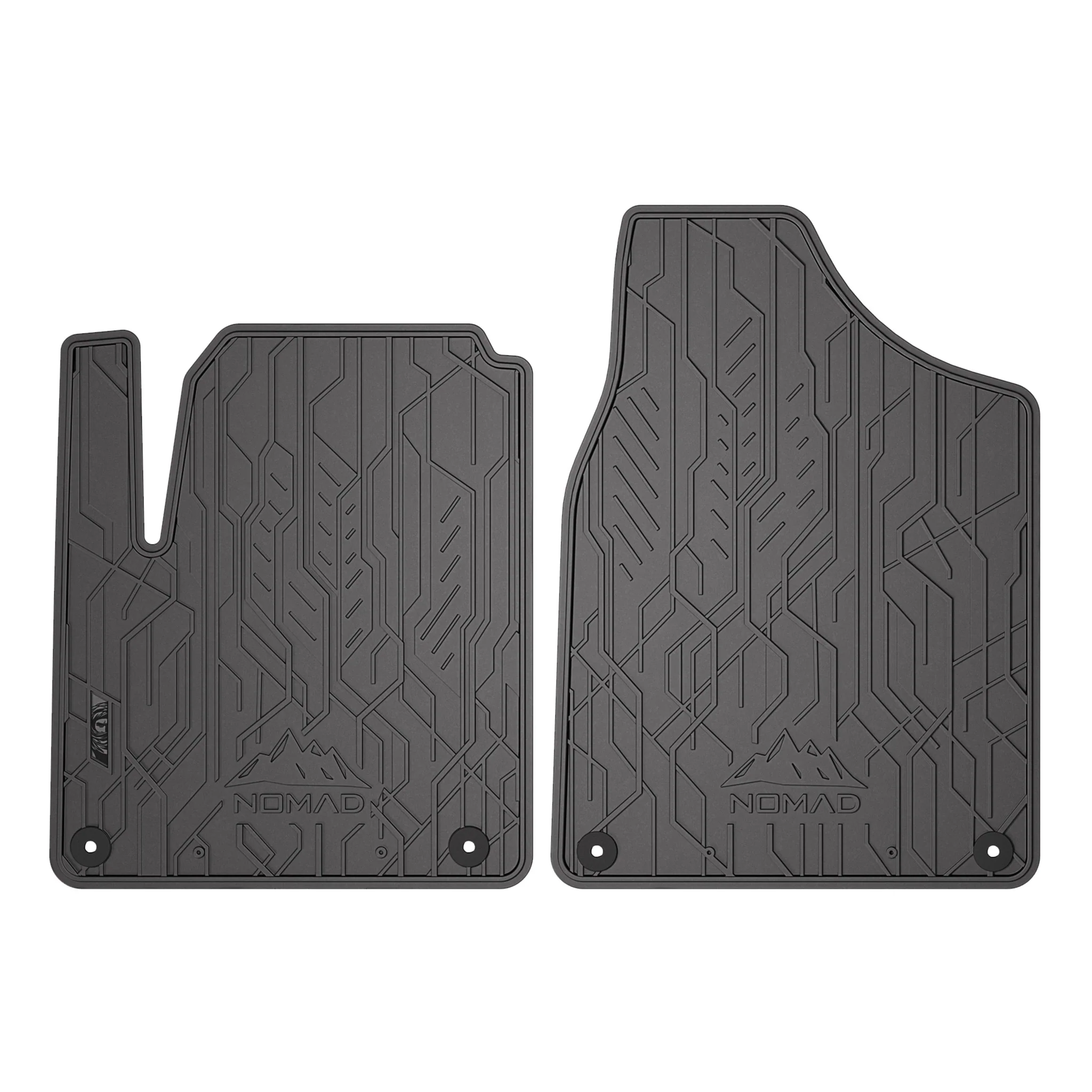 Fußmatten Gummimatten Automatten für Ford Galaxy I 1995-2006 Gummi Schwarz 2tlg