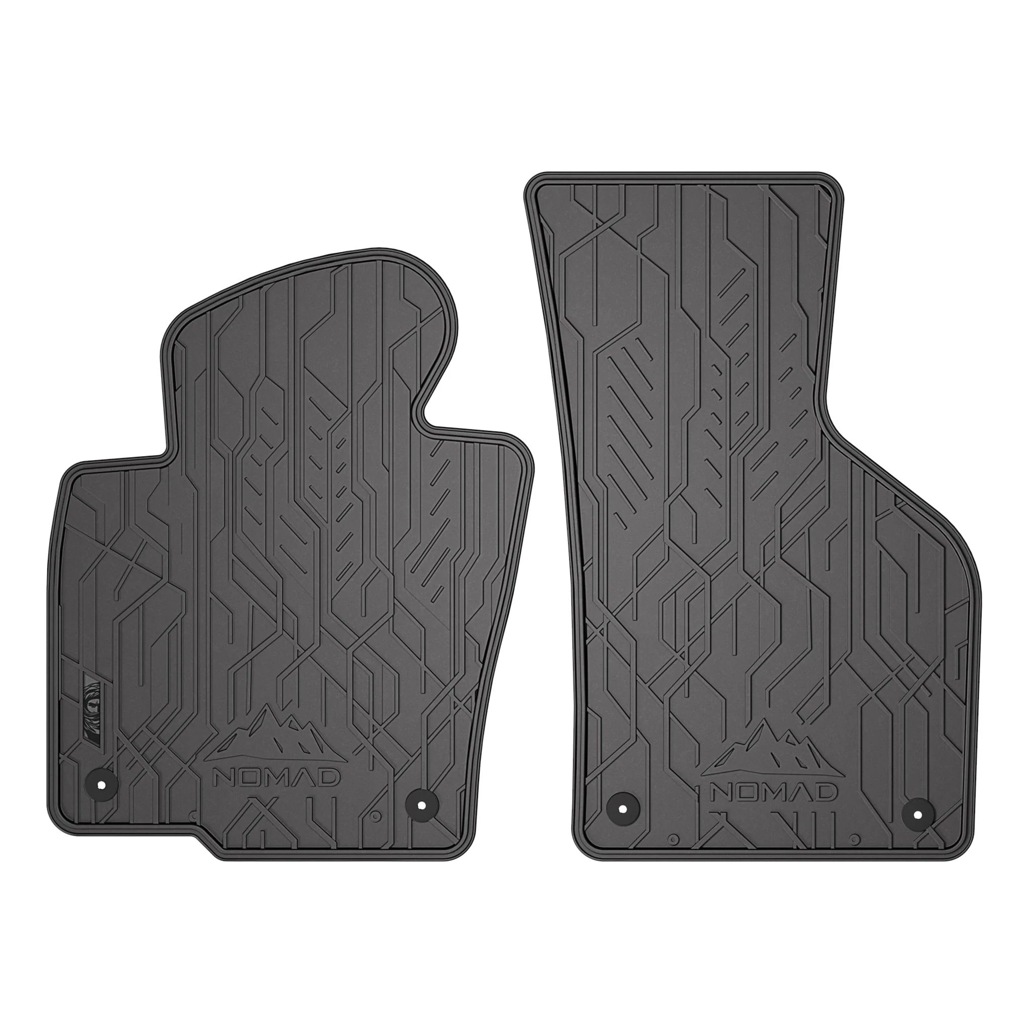 Fußmatten Gummimatten Automatten für VW Passat CC 2008-2012 Gummi Schwarz 2tlg