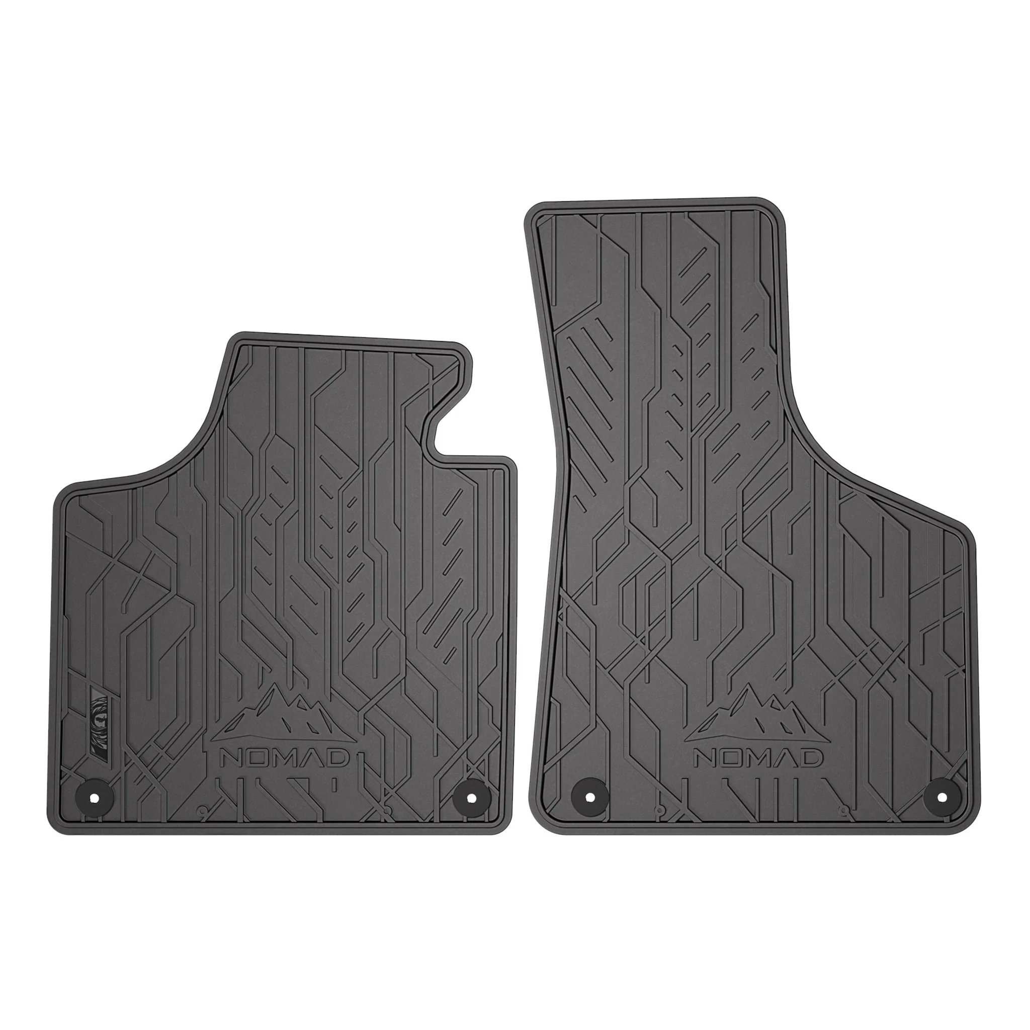Fußmatten Gummimatten für Audi A3 8P HB RS3 A3 Sportback 2003-2013 Schwarz 2 tlg