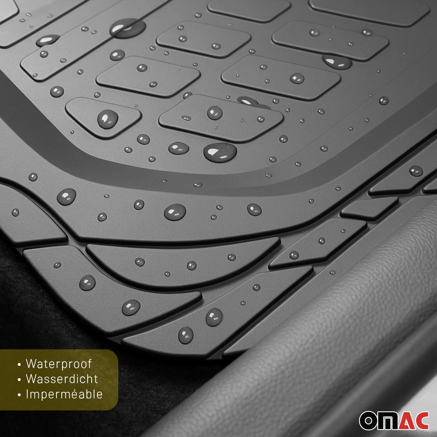Fußmatten Gummimatten 3D Passform für Subaru Levorg Gummi Universal Schwarz 4tlg - Image 9