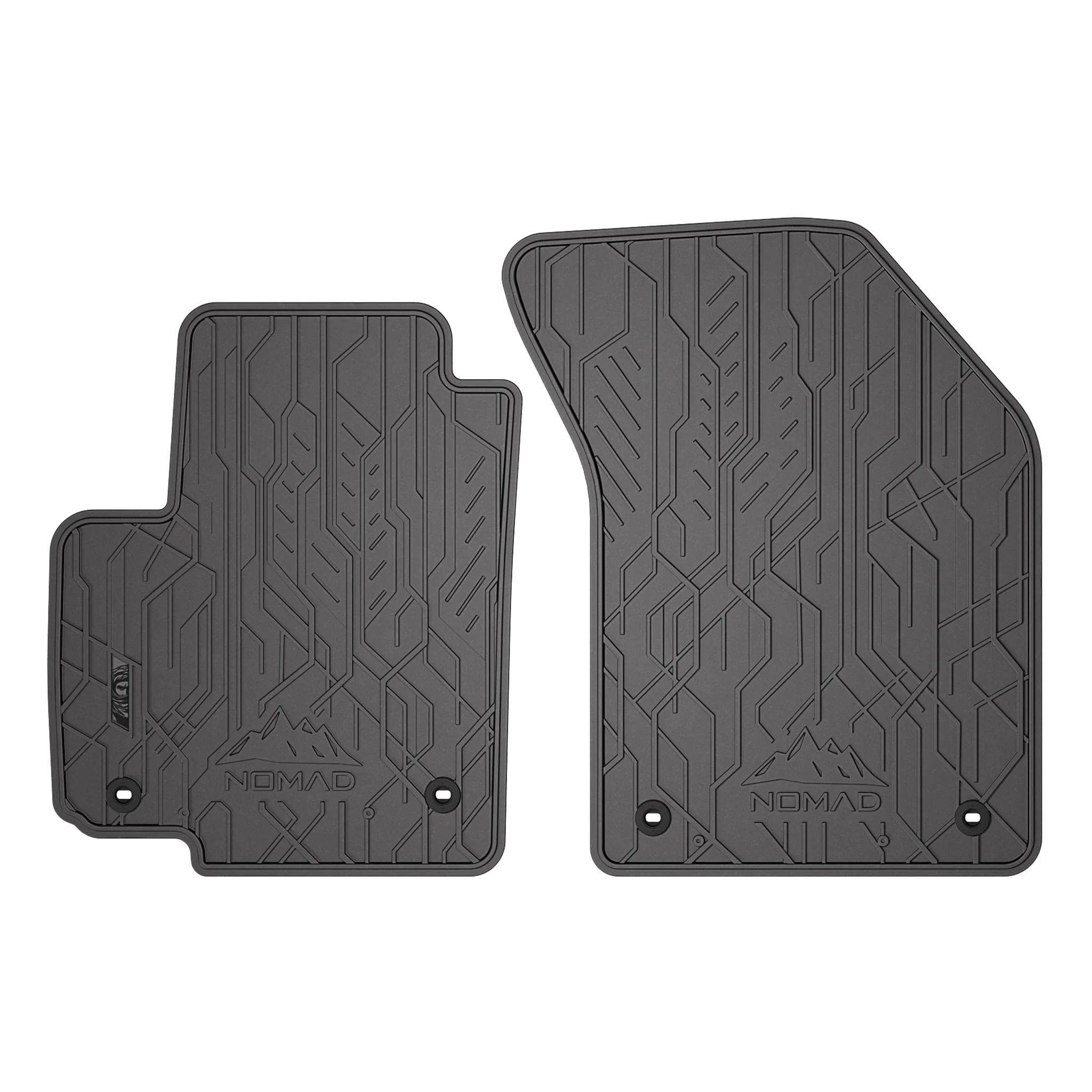 Fußmatten Gummimatten für Suzuki Swift IV 2004-2010 1.Reihe Gummi Schwarz 2 tlg