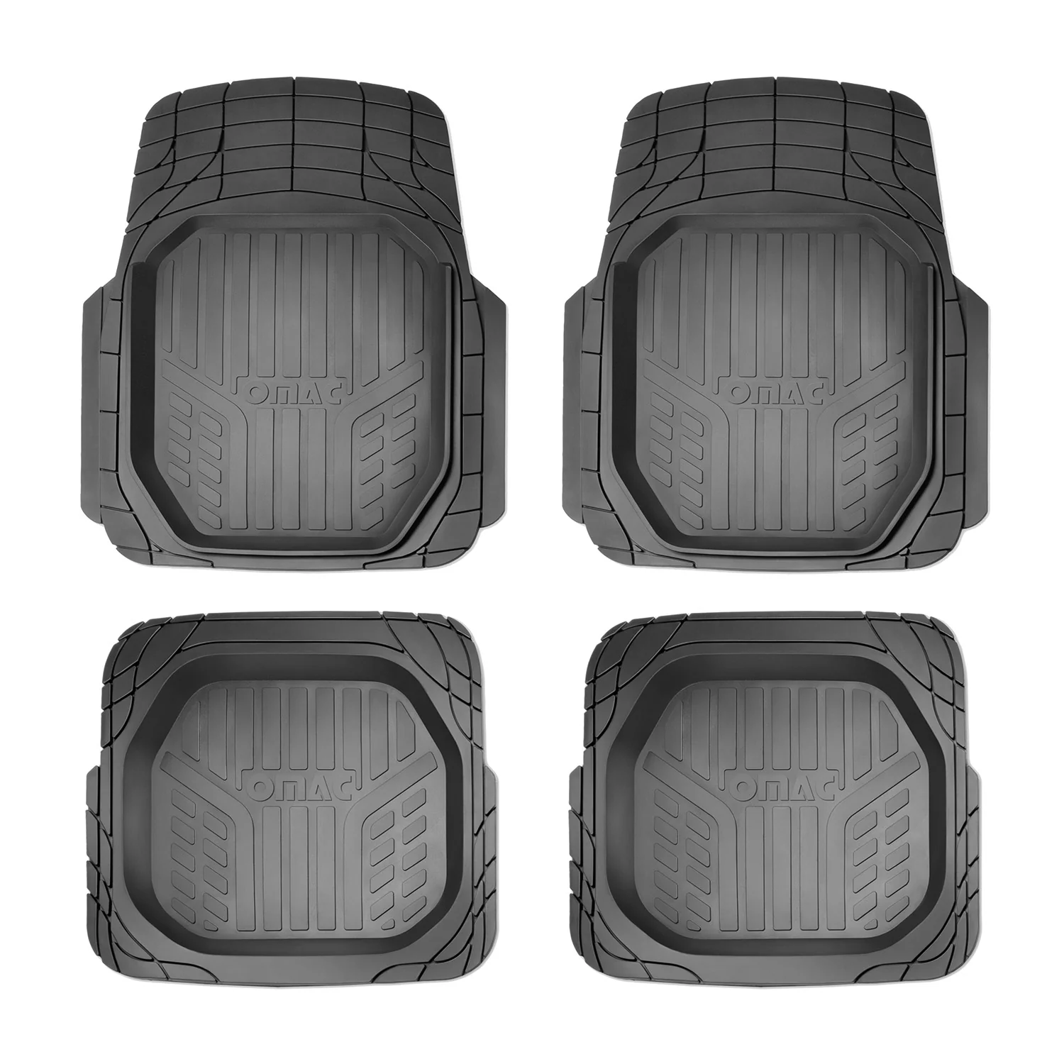 Fußmatten Gummimatten 3D Passform für Suzuki Swift Gummi Universal Schwarz 4tlg