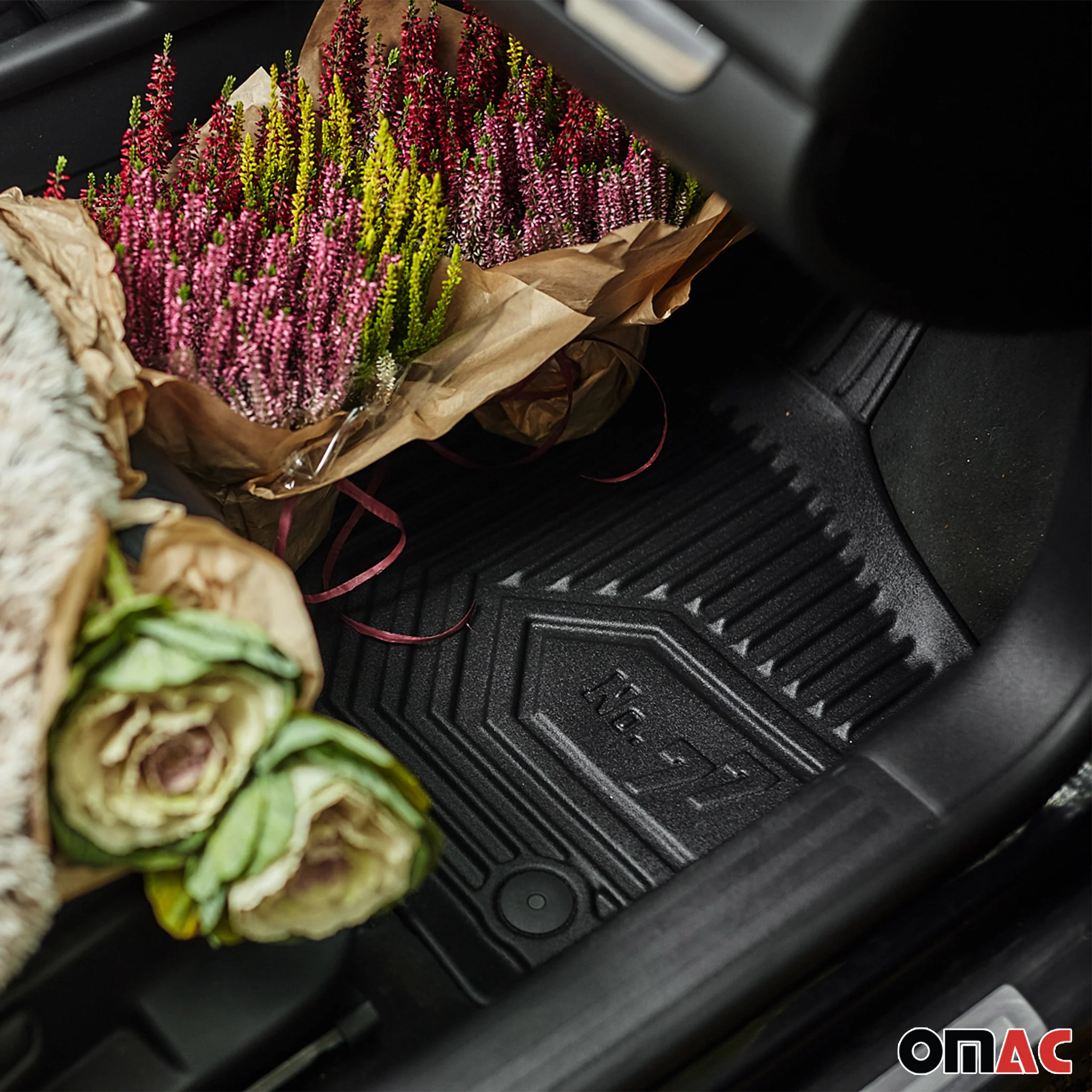 Fußmatten Gummimatten No.77 für Kia Sportage V Gas 2023-2026 TPE Schwarz 4 tlg - Image 7