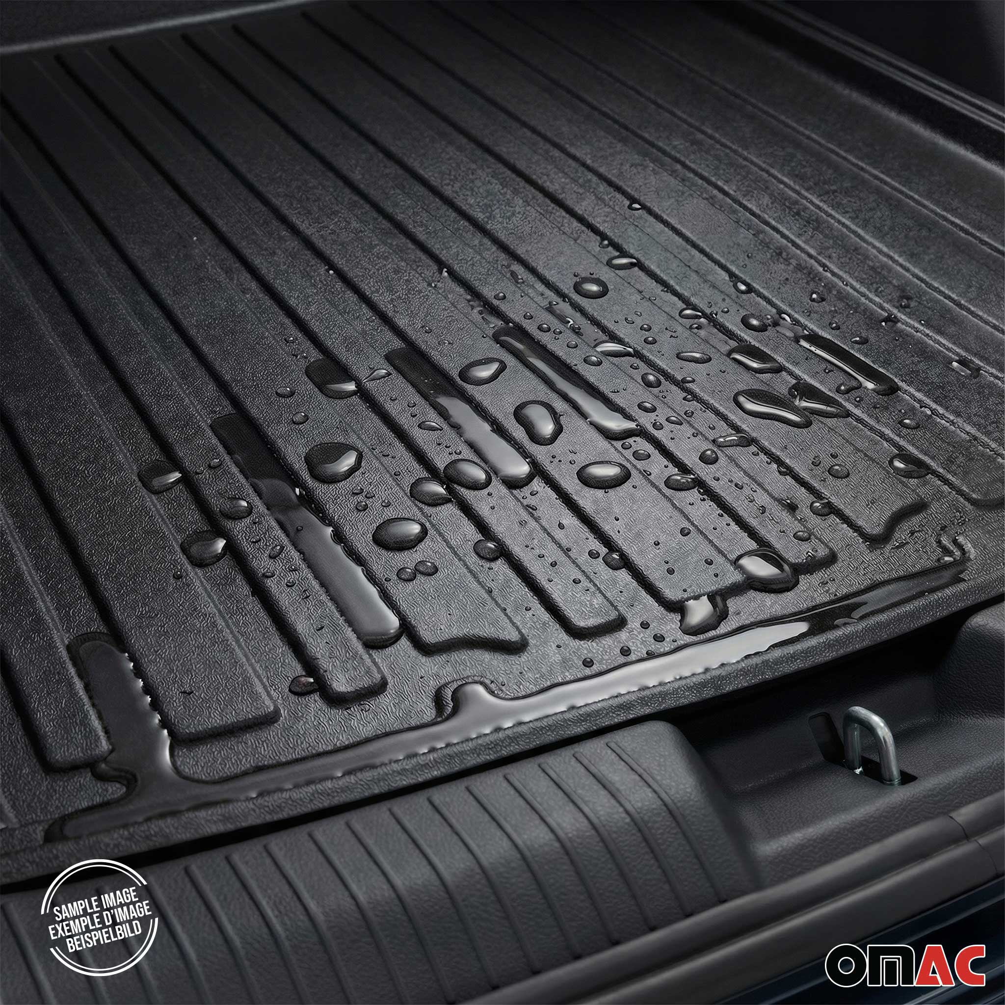 Fußmatten & Kofferraumwanne Set für Opel Corsa F 2019-2024 Gummi TPE Schwarz 5x - Image 9