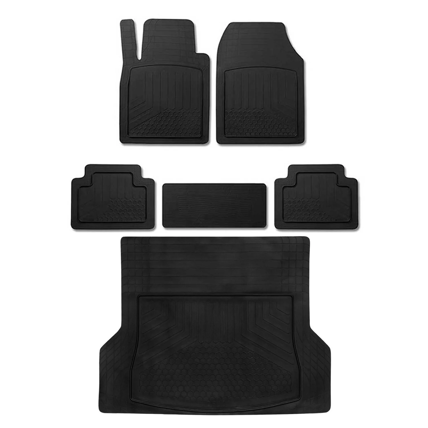 Fußmatten & Kofferraumwanne Set Universal Schwarz für BYD Seal U SUV 2024-2026