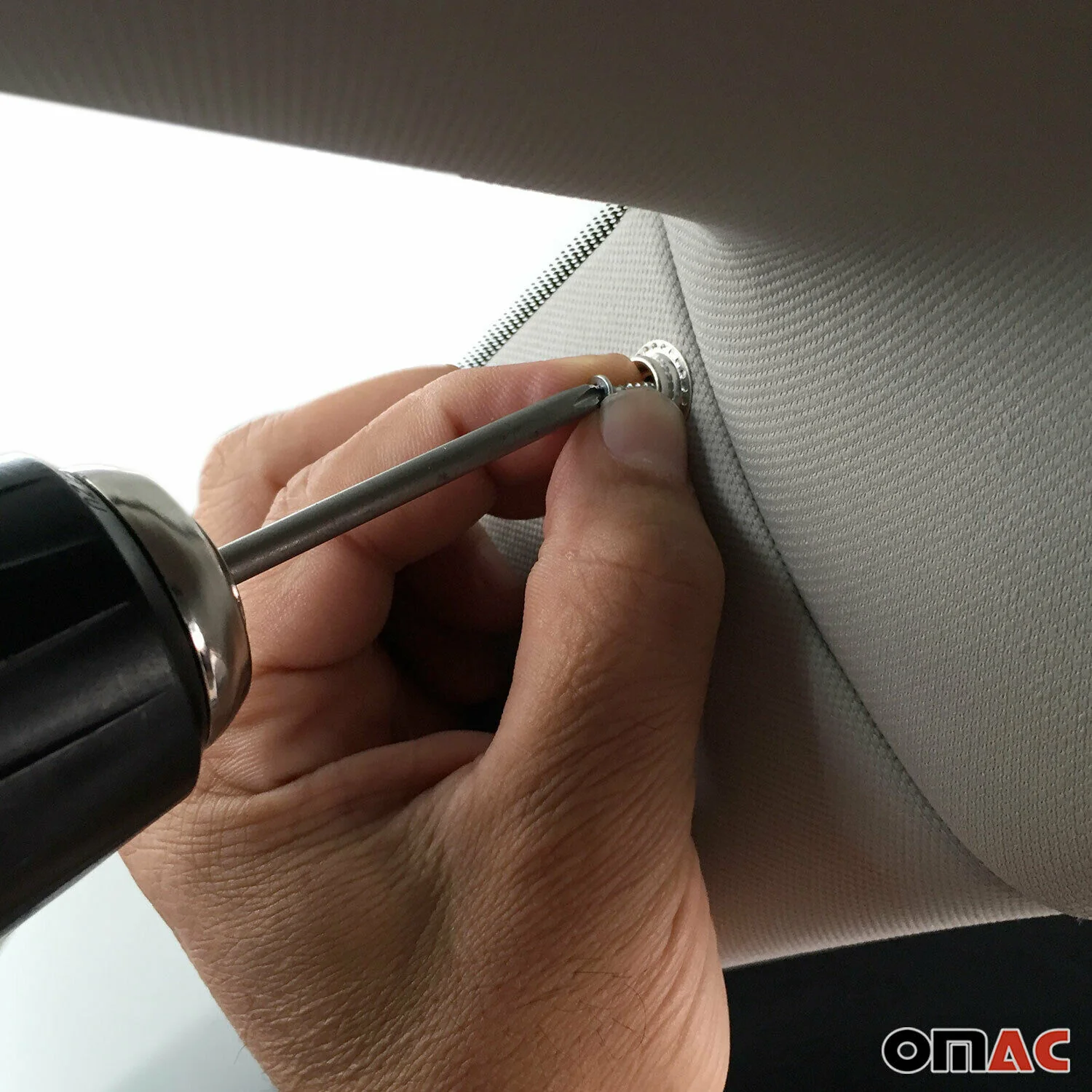 Frontscheibe Gardinen Maß Vorhänge für VW Crafter 2017-2026 Schwarz 3tlg - Image 5