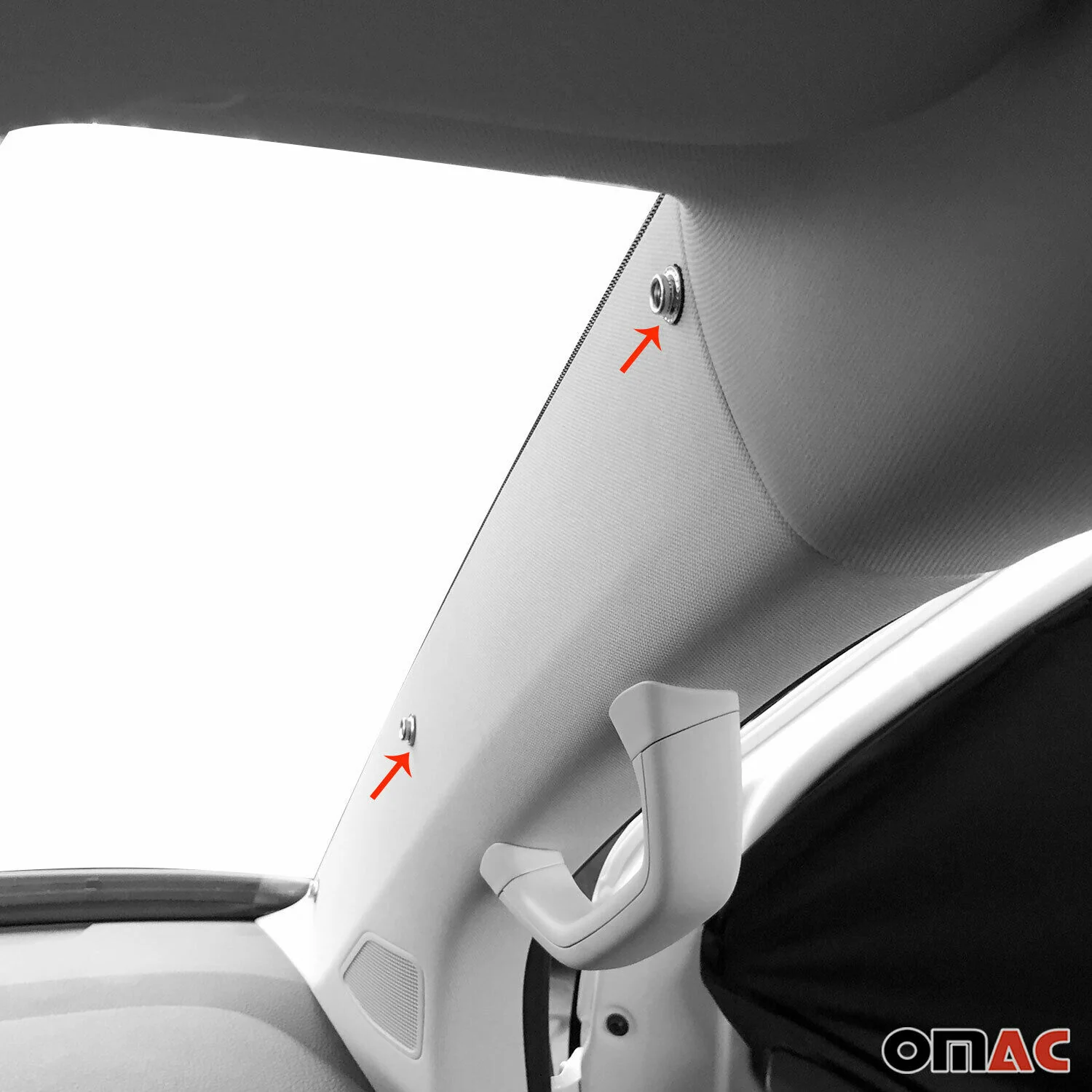 Frontscheibe Gardinen Maß Vorhänge für VW Crafter 2017-2026 Schwarz 3tlg - Image 9