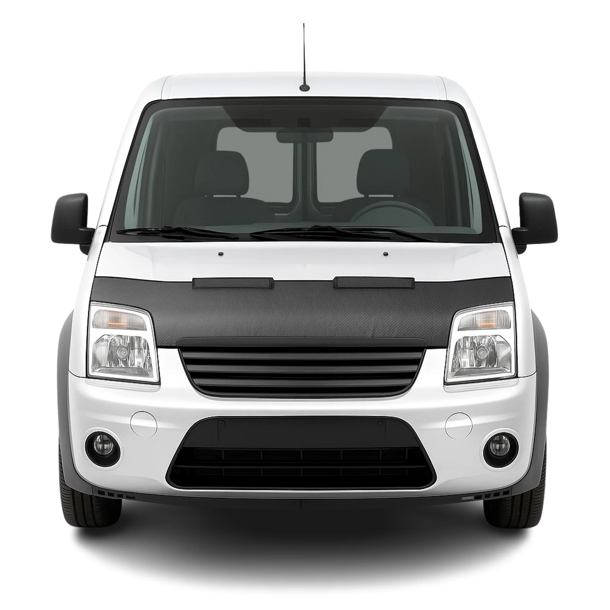 Haubenbra Steinschlagschutz für Ford Transit Connect 2010-2013 Carbon Optik Halb