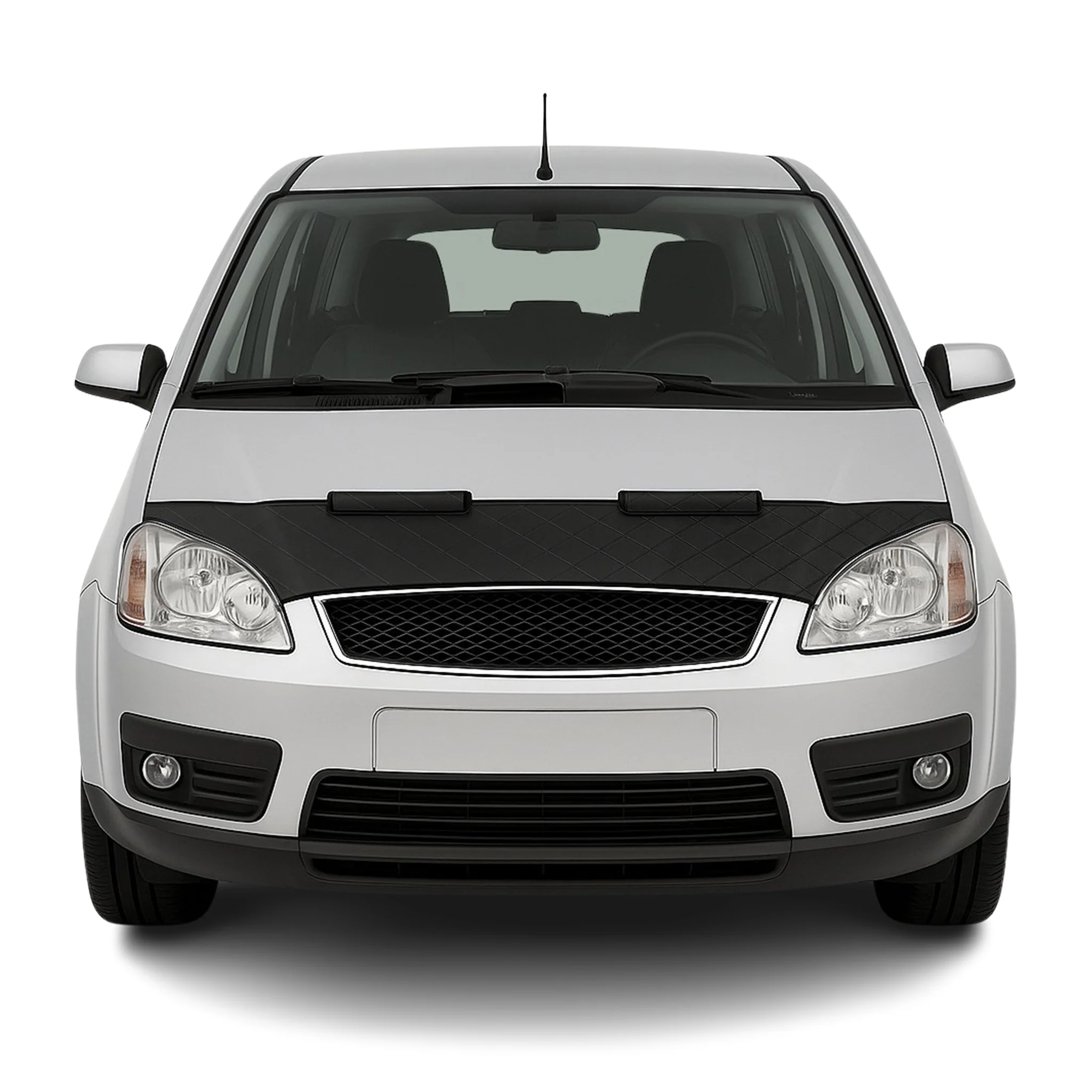 Haubenbra Steinschlagschutz Bonnet Bra für Ford C-Max 2003-2010 Schwarz Halb