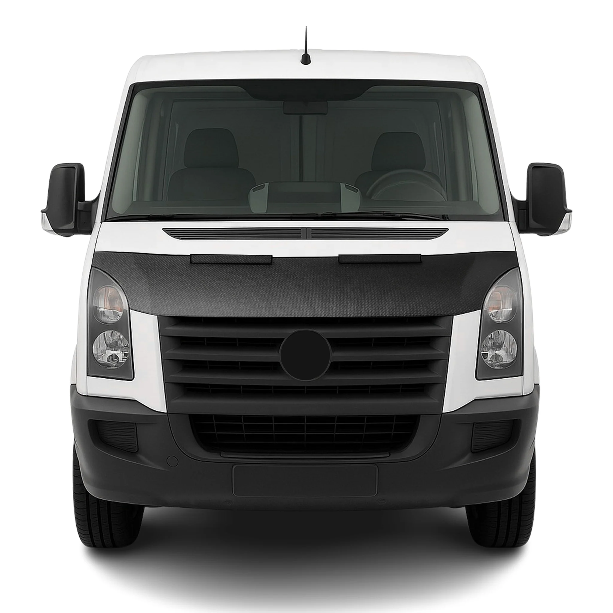 Haubenbra Steinschlagschutz Bonnet Bra für VW Crafter 2006-2017 Carbon Halb