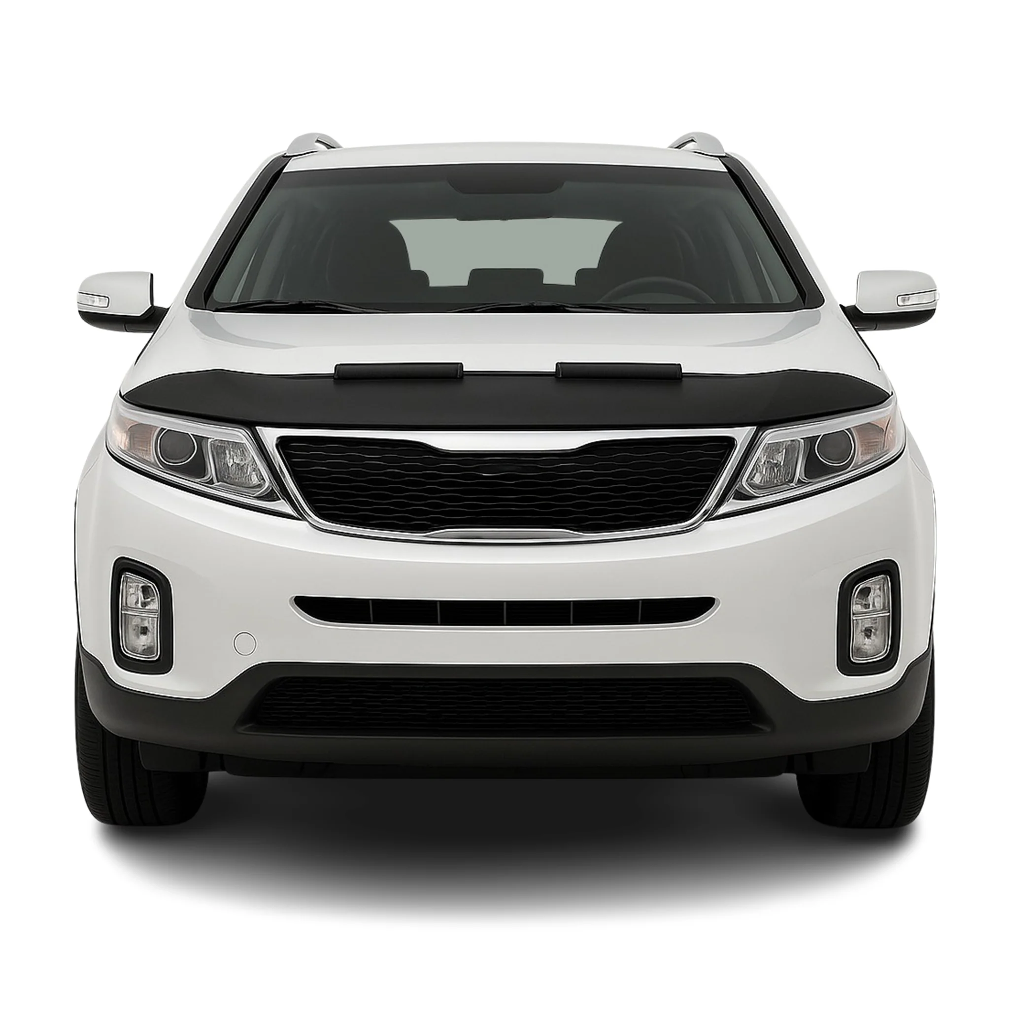 Haubenbra Steinschlagschutz Bonnet Bra für Kia Sorento 2010-2013 Schwarz Halb