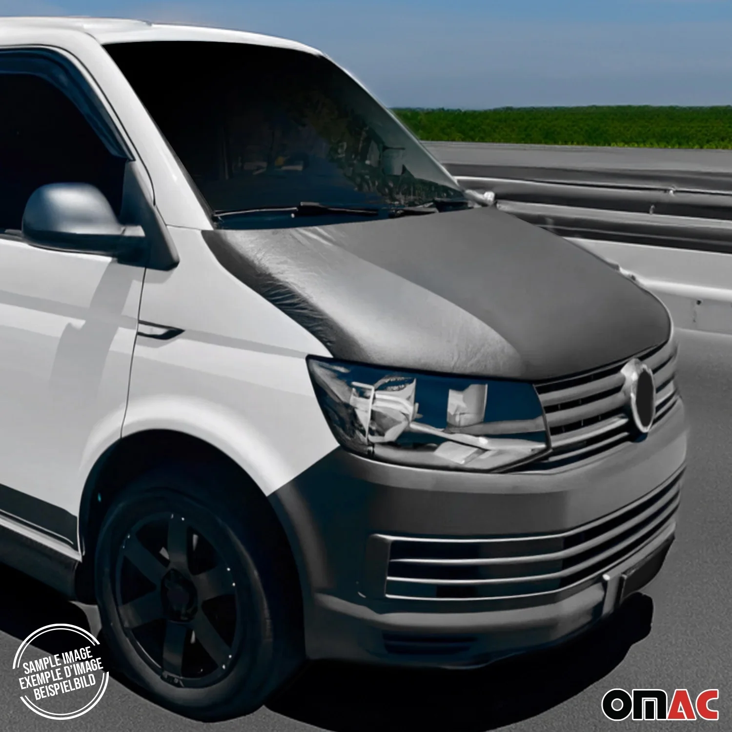 Haubenbra Bonnet Bra Steinschlagschutz für Renault Master 2010-2014 Schwarz 1tlg - Image 4