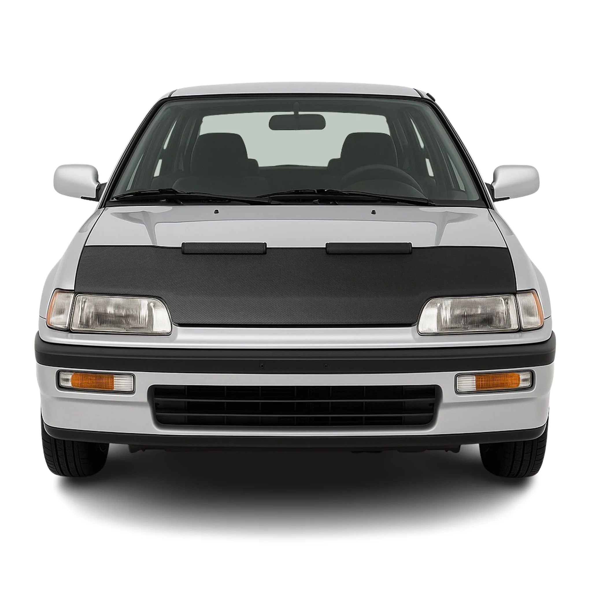 Haubenbra Steinschlagschutz Bonnet Bra für Honda Civic 1987-1993 Carbon Halb