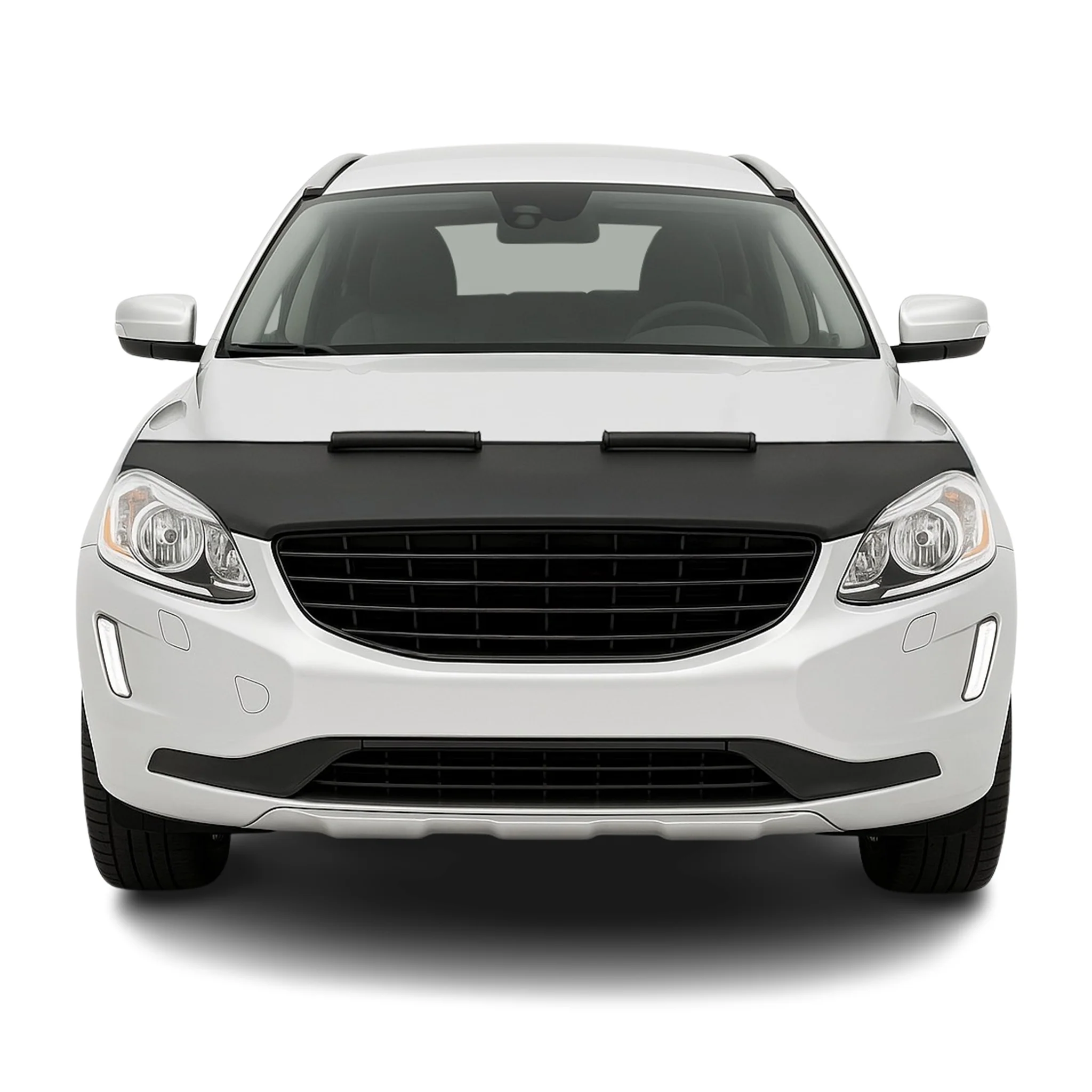 Haubenbra Steinschlagschutz Bonnet Bra für Volvo XC60 2010-2017 Schwarz Halb