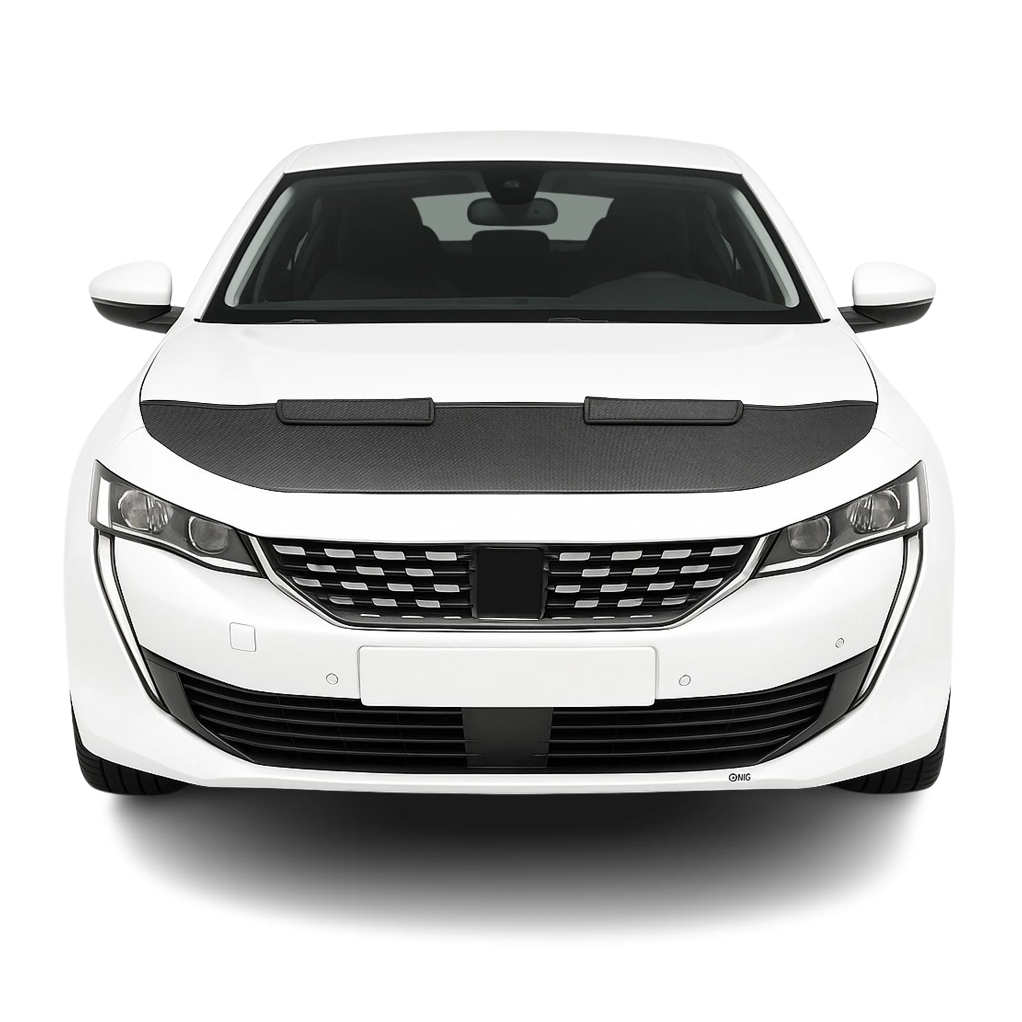 Haubenbra Steinschlagschutz Bonnet Bra für Peugeot 508 2018-2025 Carbon Halb