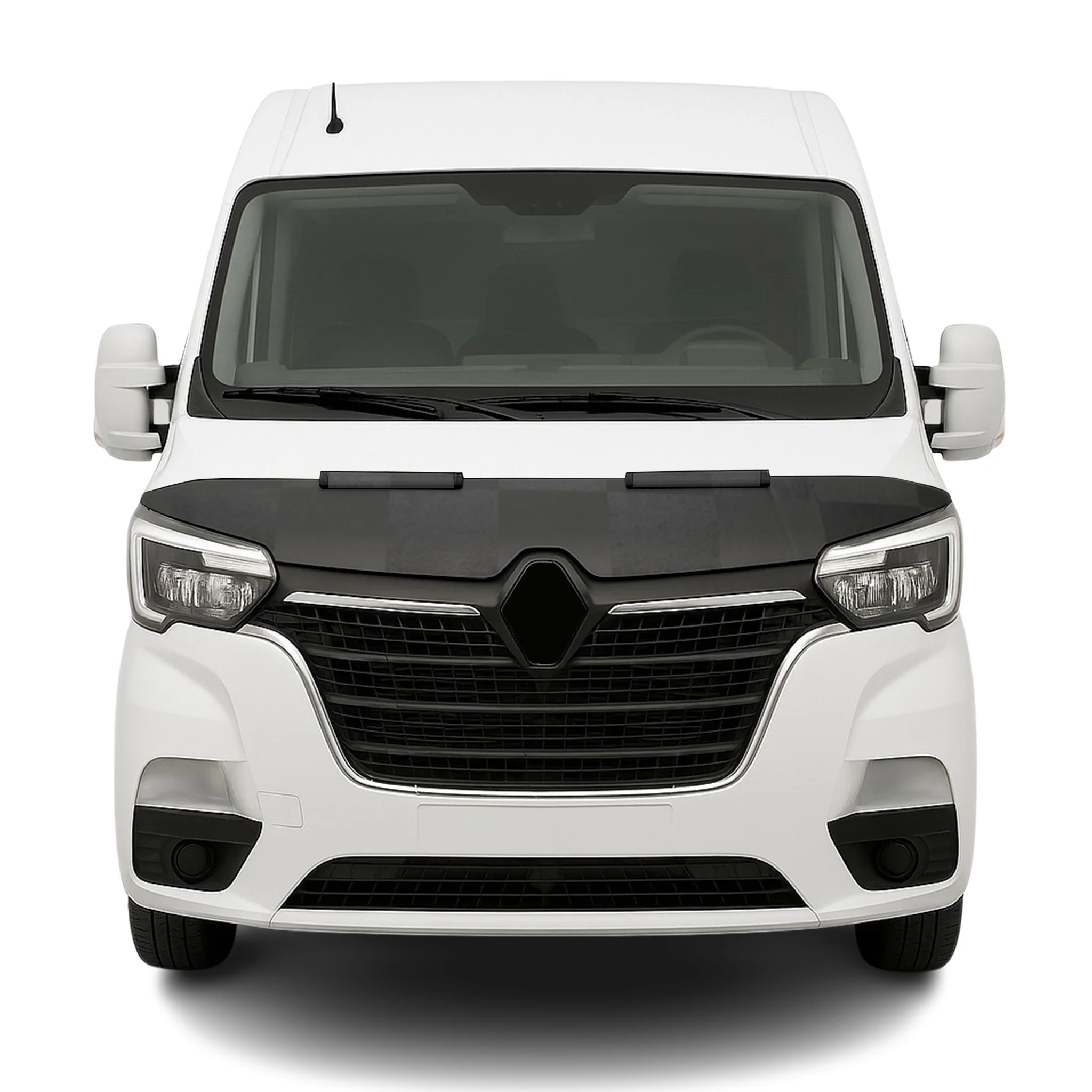 Haubenbra Steinschlagschutz Bonnet Bra für Renault Master 2019-2023 Kariert Halb