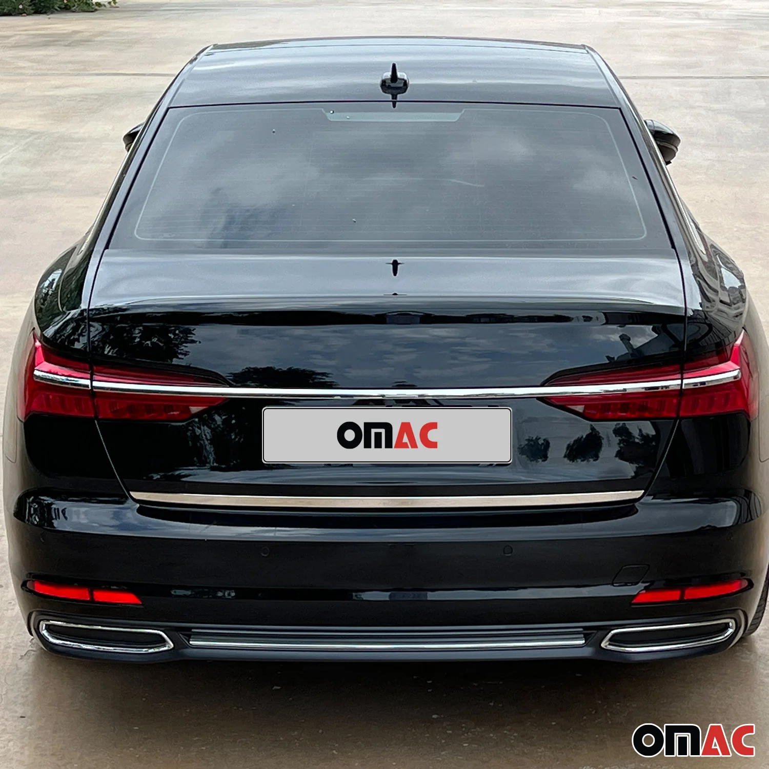 Kofferraumleiste Heckleiste für Audi A6 Limo C8 2018-2025 Edelstahl Chrom - Image 2