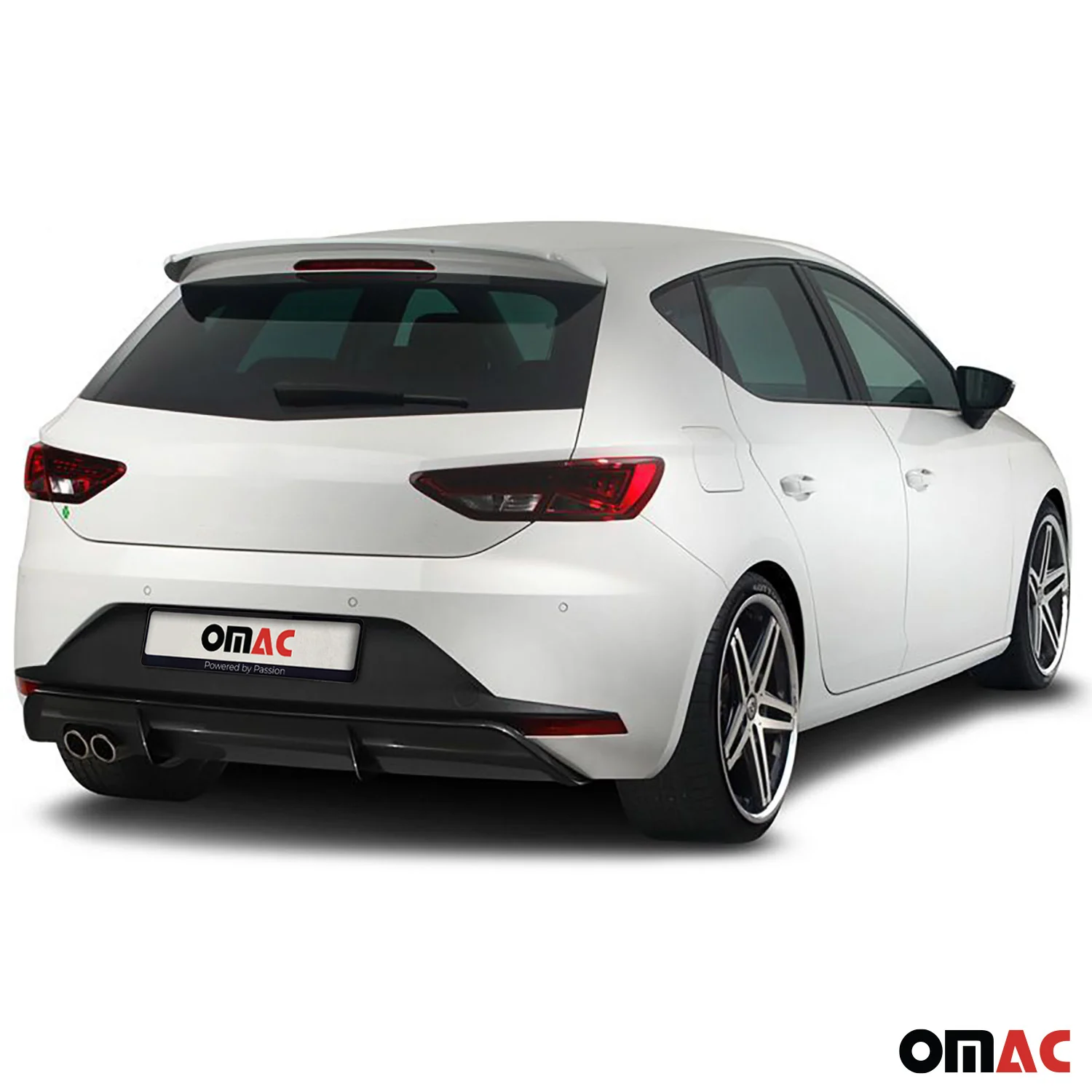 RDX Heckschürzenansatz Diffuser für Seat Leon 5F FR 5trg 2013-2017 Schwarz - Image 2